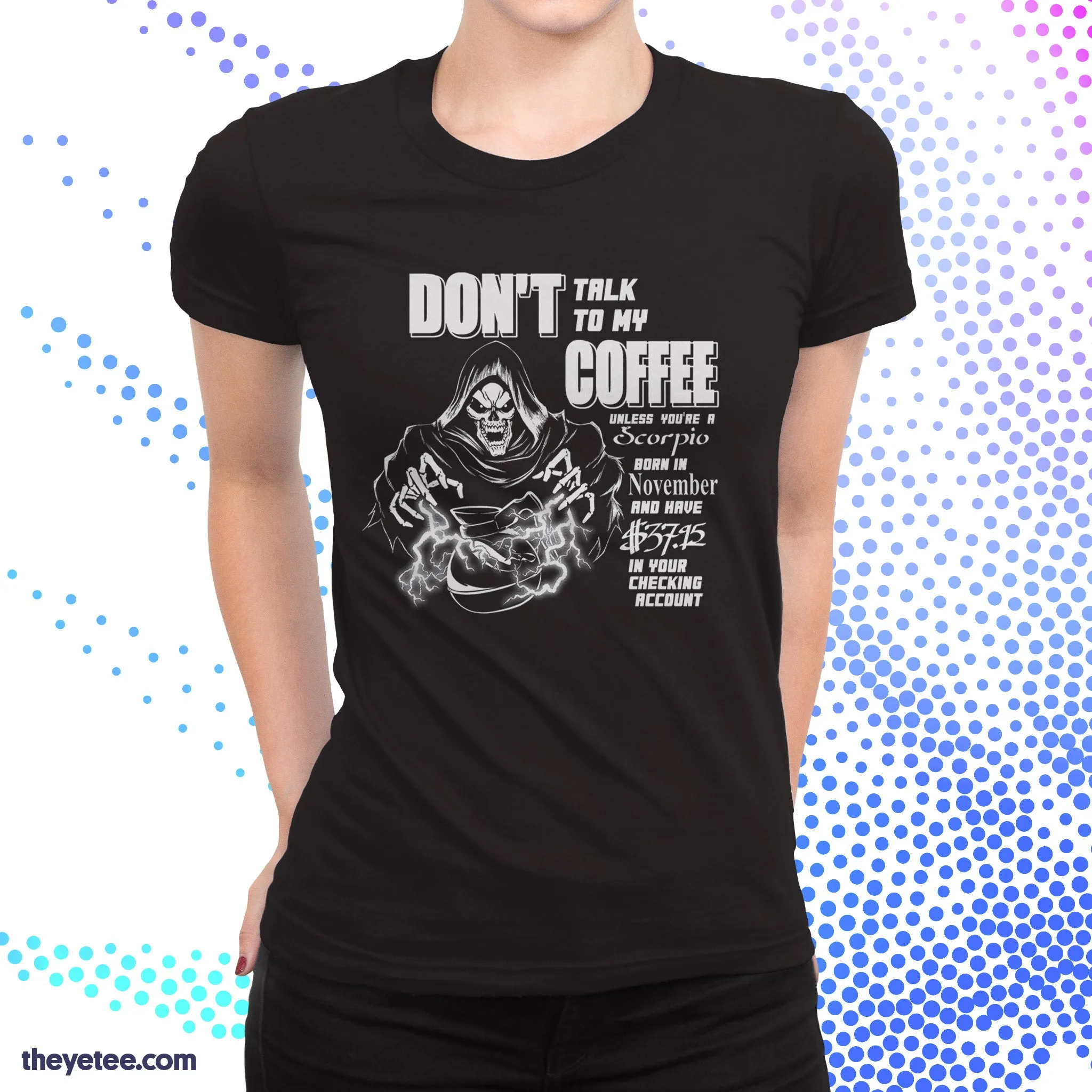 Don't talk to my Coffee sold by The Yetee product image thumbnail 4