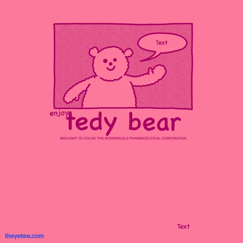 tedy bear sold by The Yetee