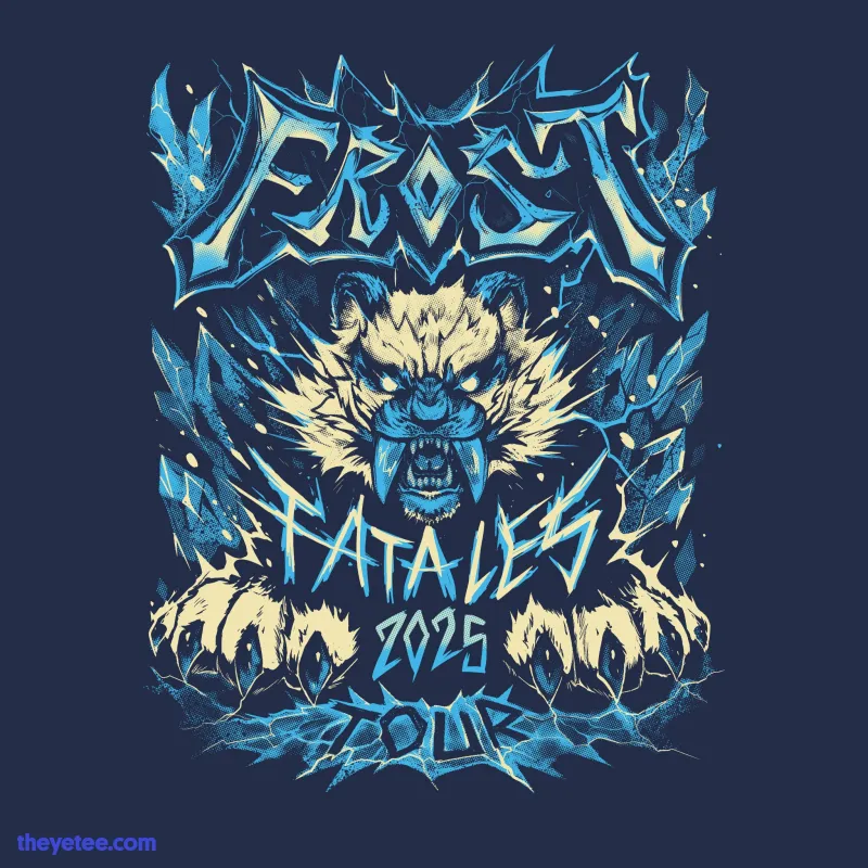 Frost Fatales 2025 Event Tee sold by The Yetee