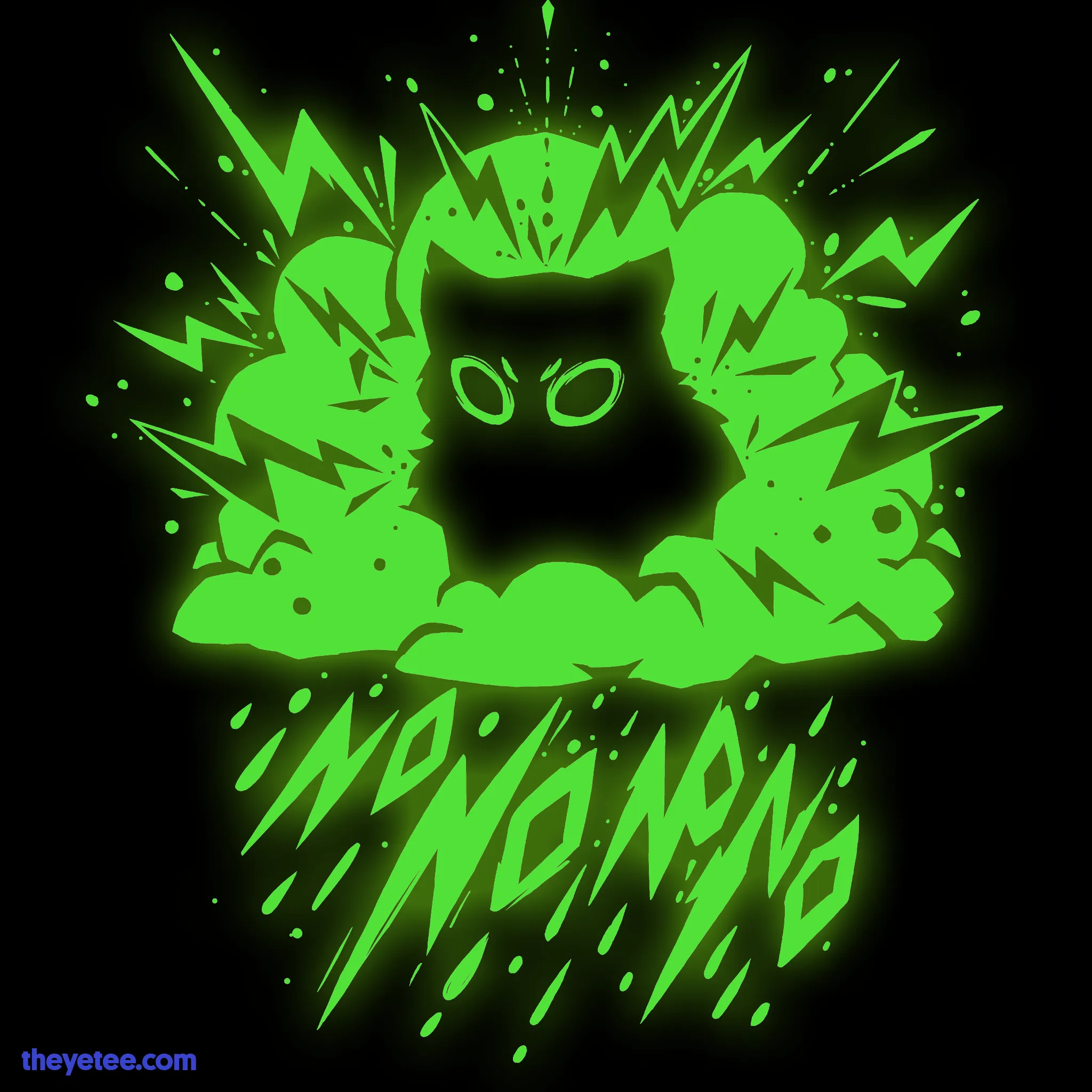 Antisocial Glowing Storm Cloud sold by The Yetee product image thumbnail 3