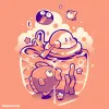 Orange Ocean sold by The Yetee