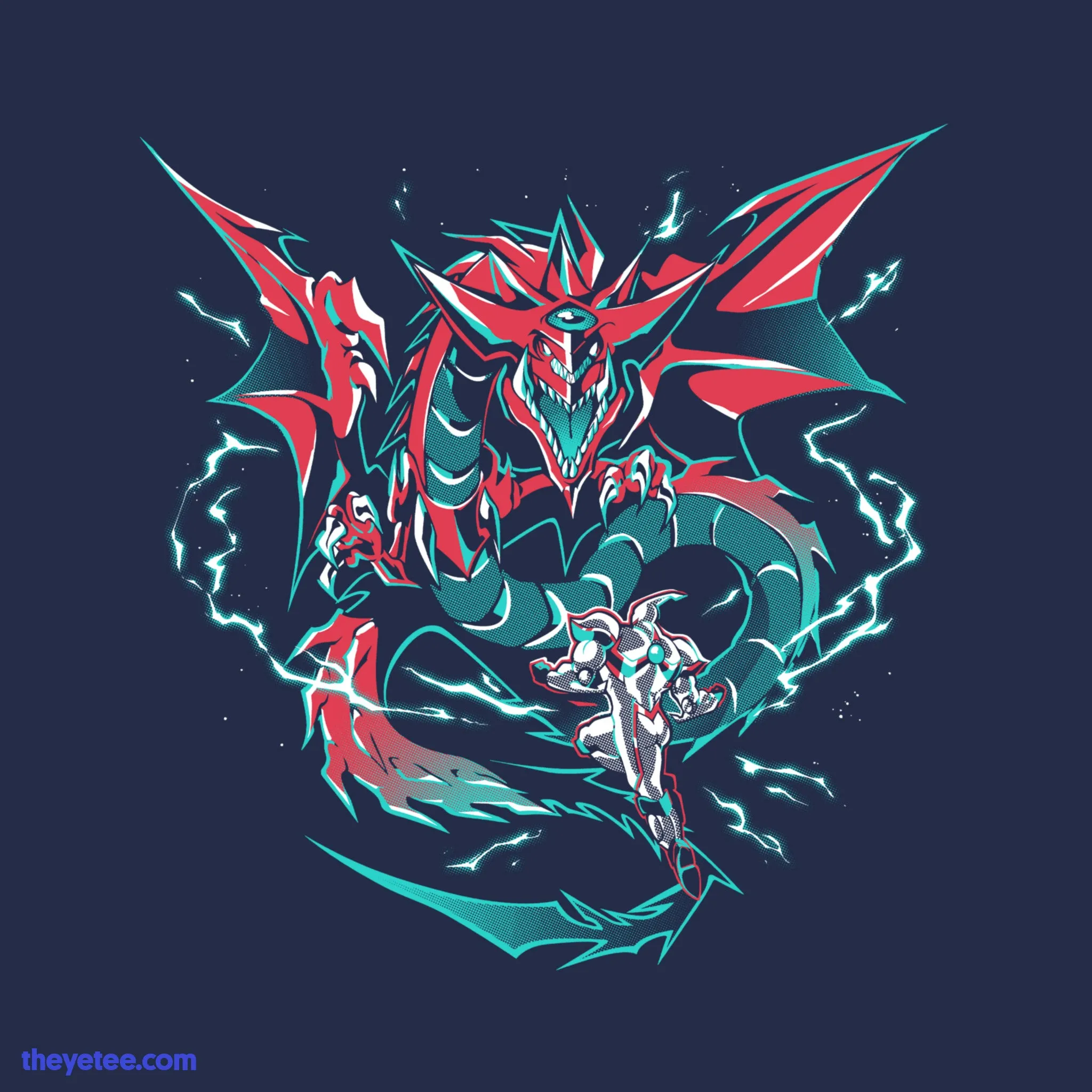 Slifer vs Neos sold by The Yetee product image thumbnail 2