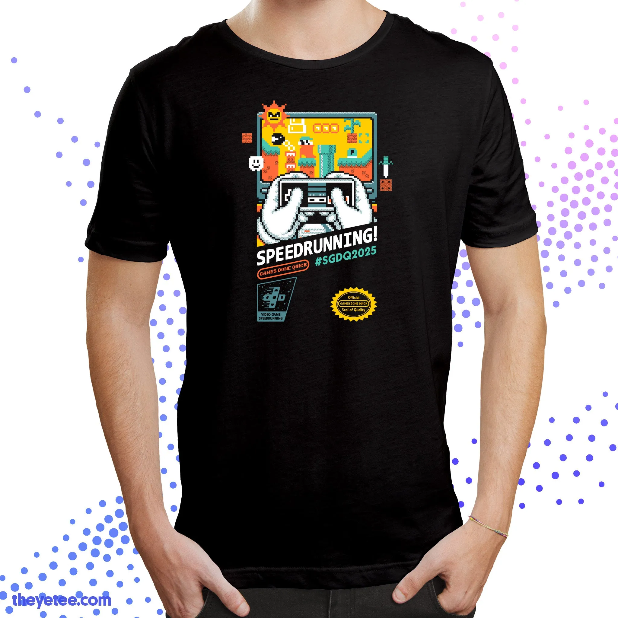 SGDQ Speedrunning 2025 sold by The Yetee product image thumbnail 3