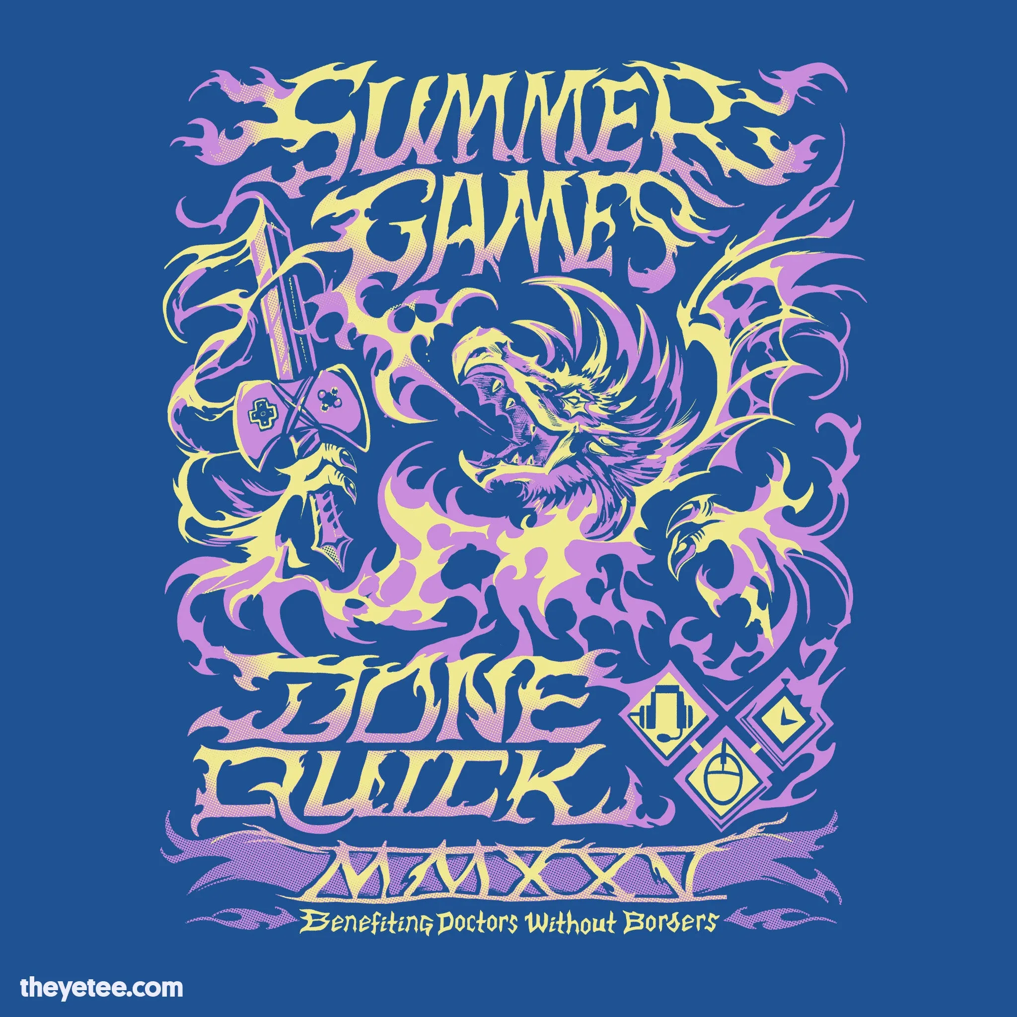 SGDQ25 Event Tee (Online) sold by The Yetee