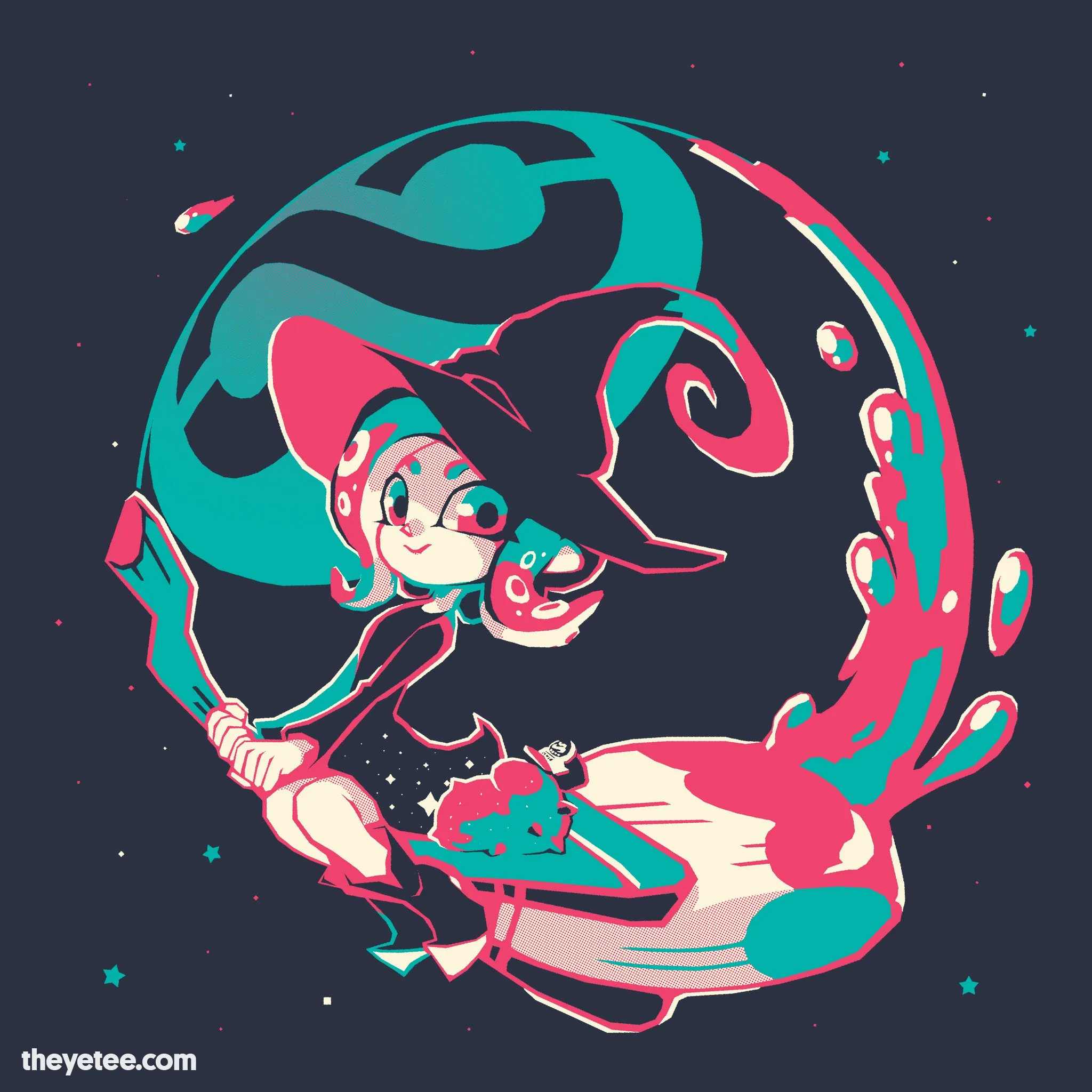 Inking By Moonlight sold by The Yetee