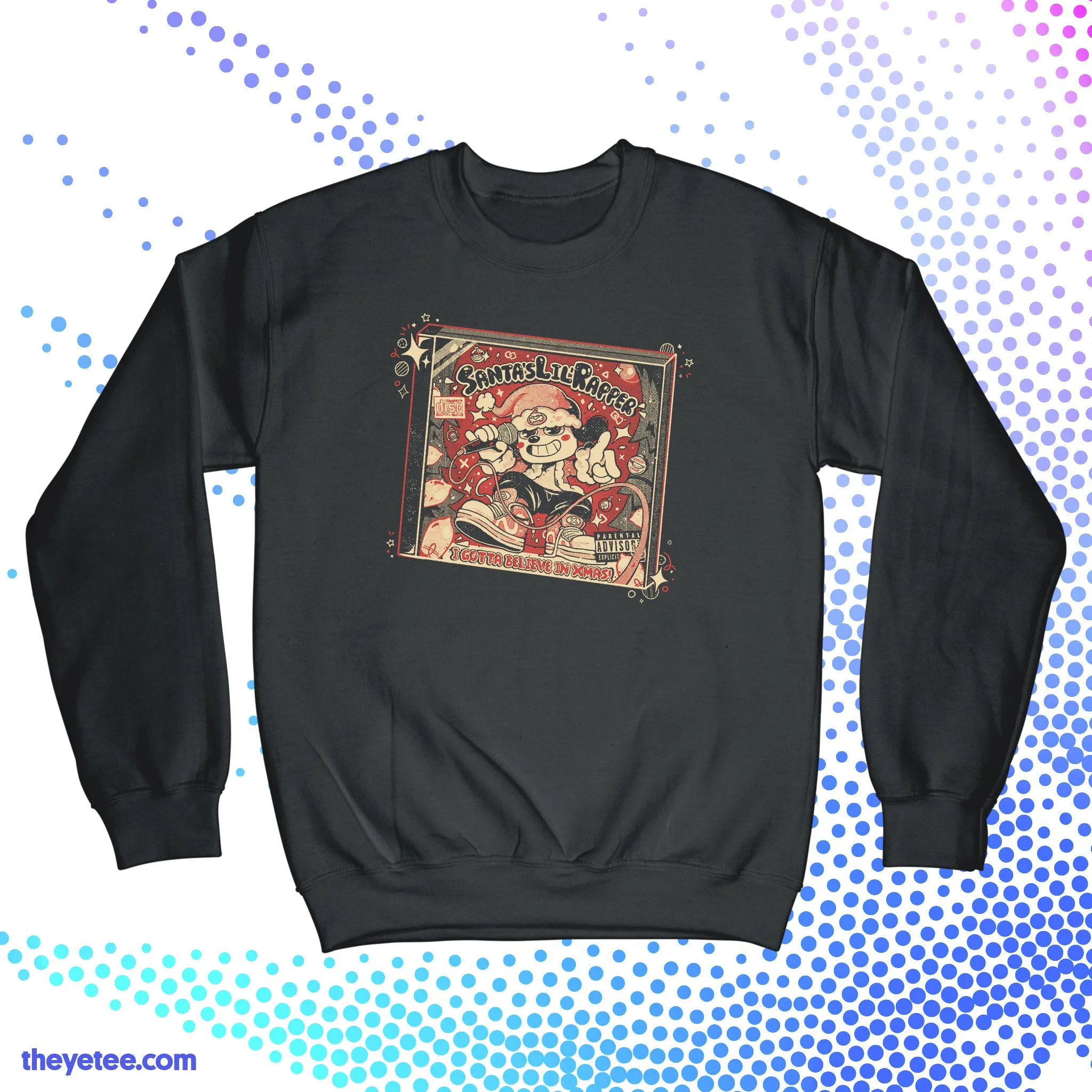 Santa's Lil'Rapper! sold by The Yetee product image thumbnail 2