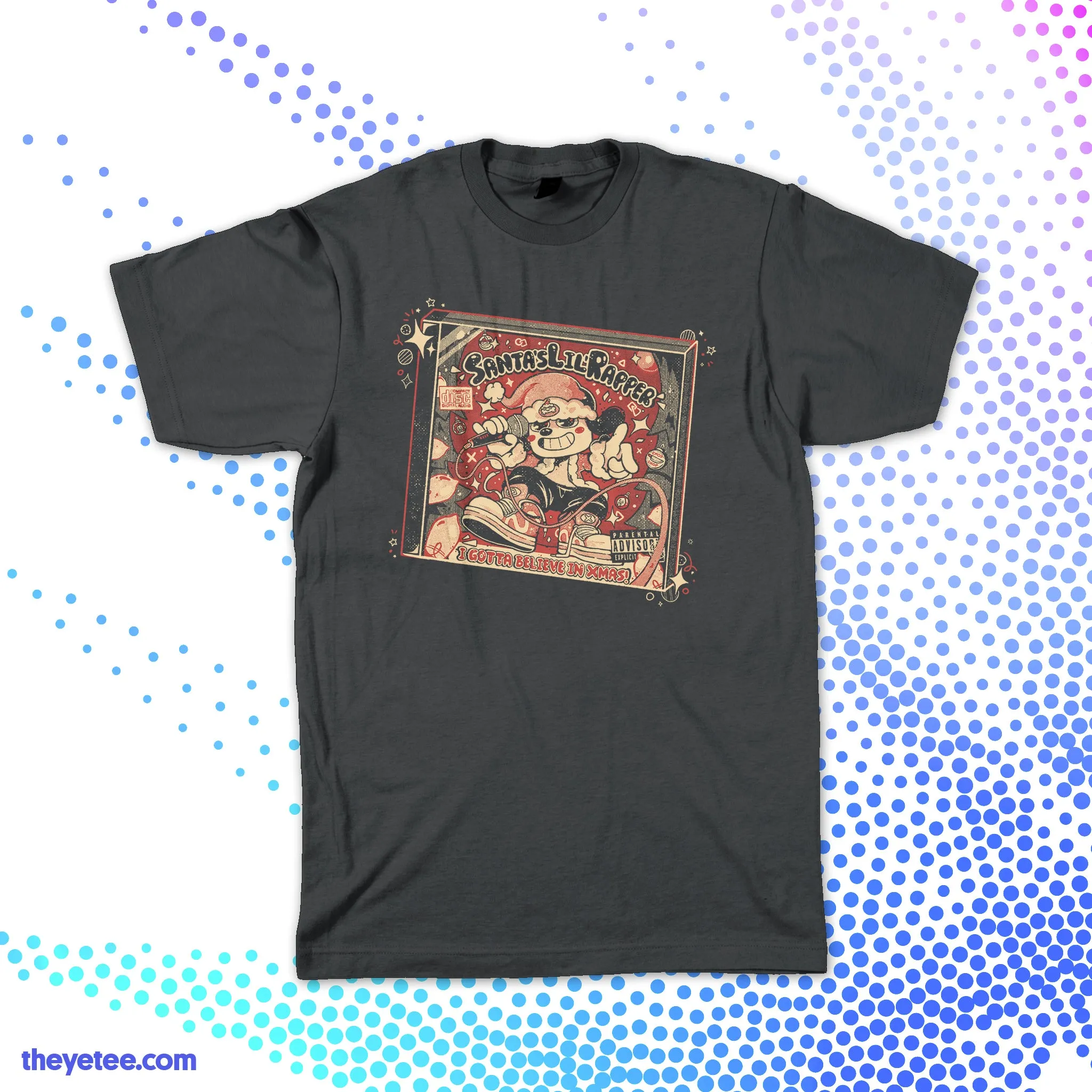 Santa's Lil'Rapper! sold by The Yetee product image thumbnail 3