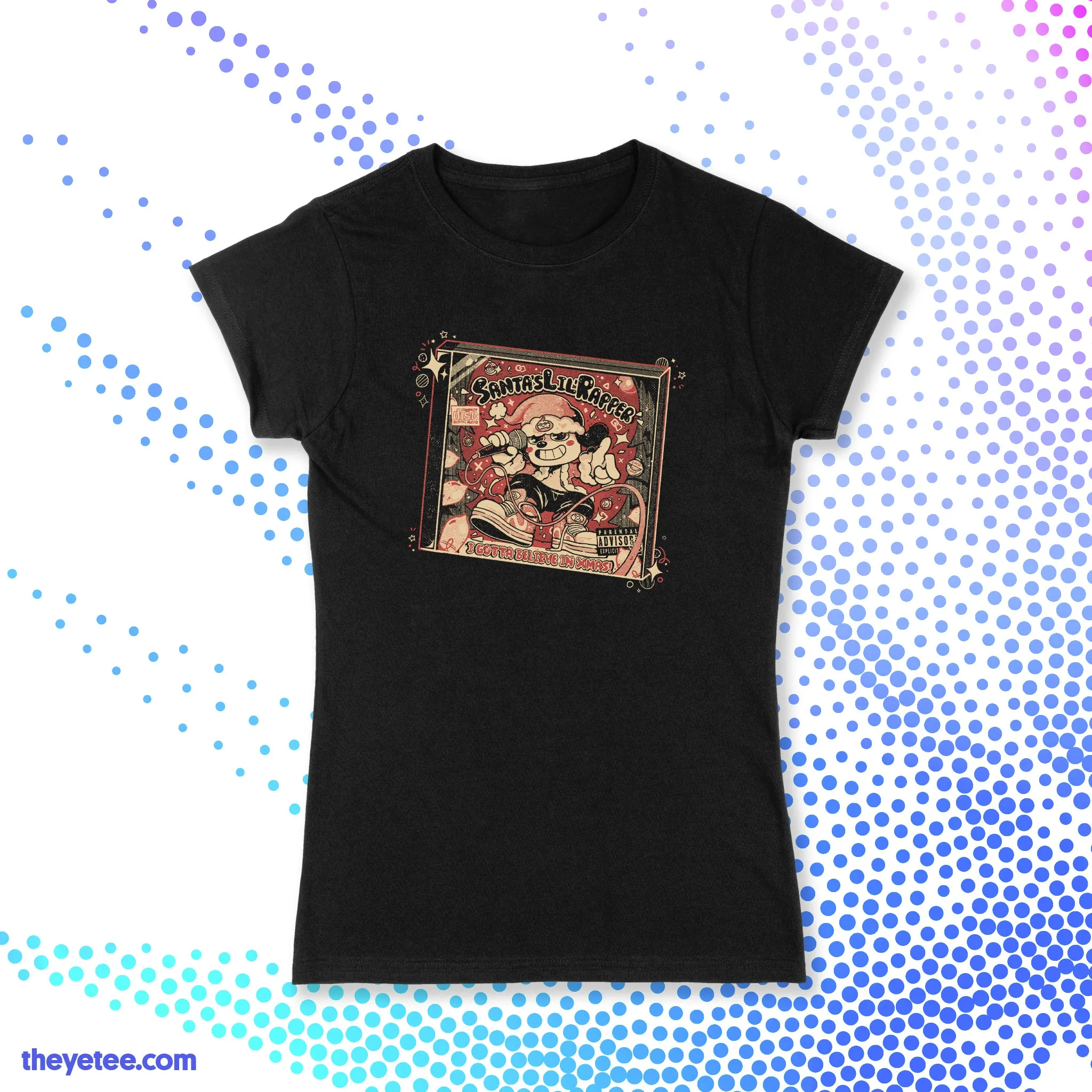 Santa's Lil'Rapper! sold by The Yetee product image thumbnail 4