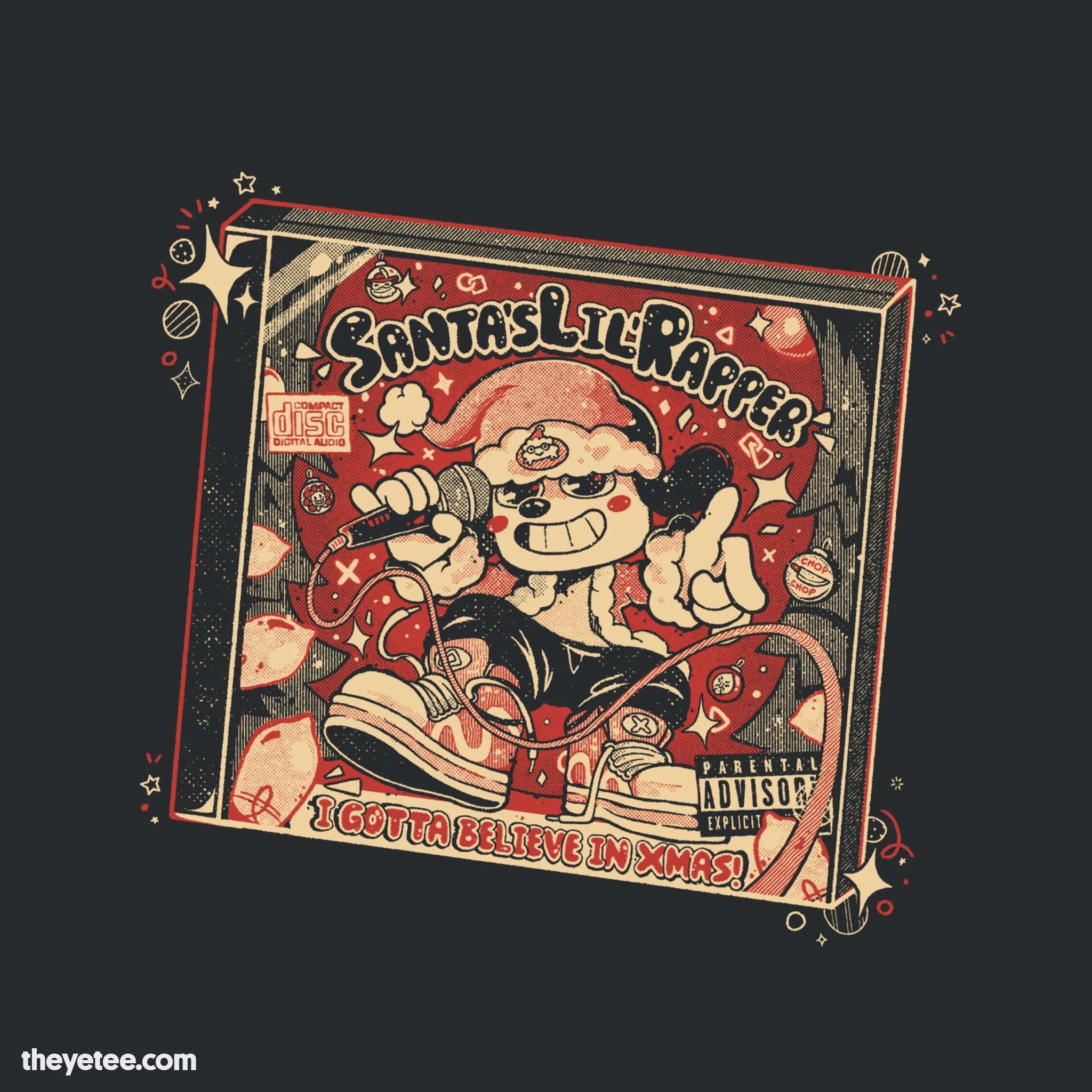 Santa's Lil'Rapper! sold by The Yetee