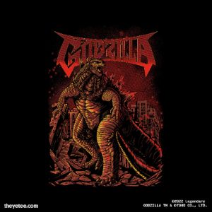 Heavy Metal Godzilla sold by The Yetee