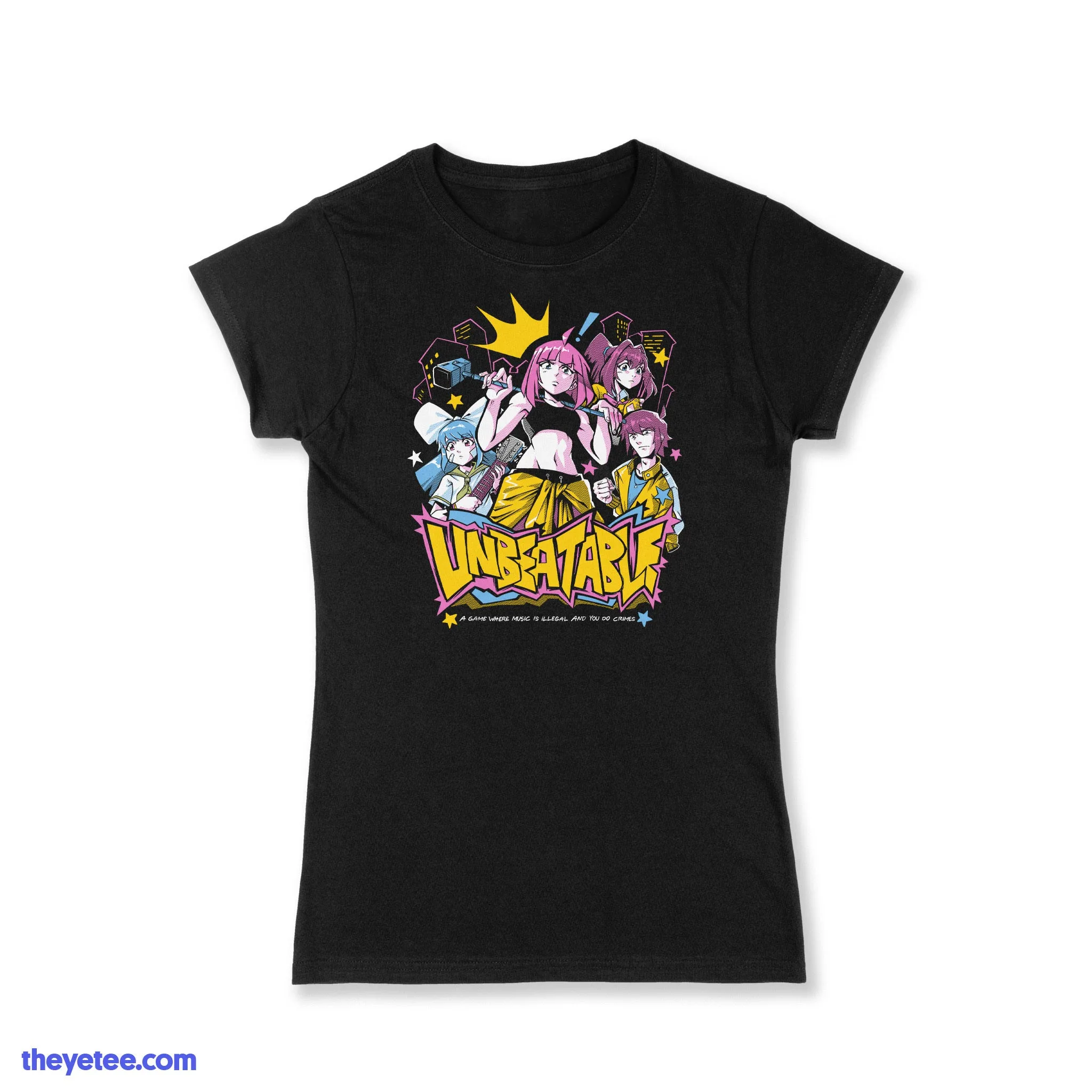A Tee Where Music is Illegal sold by The Yetee product image thumbnail 3