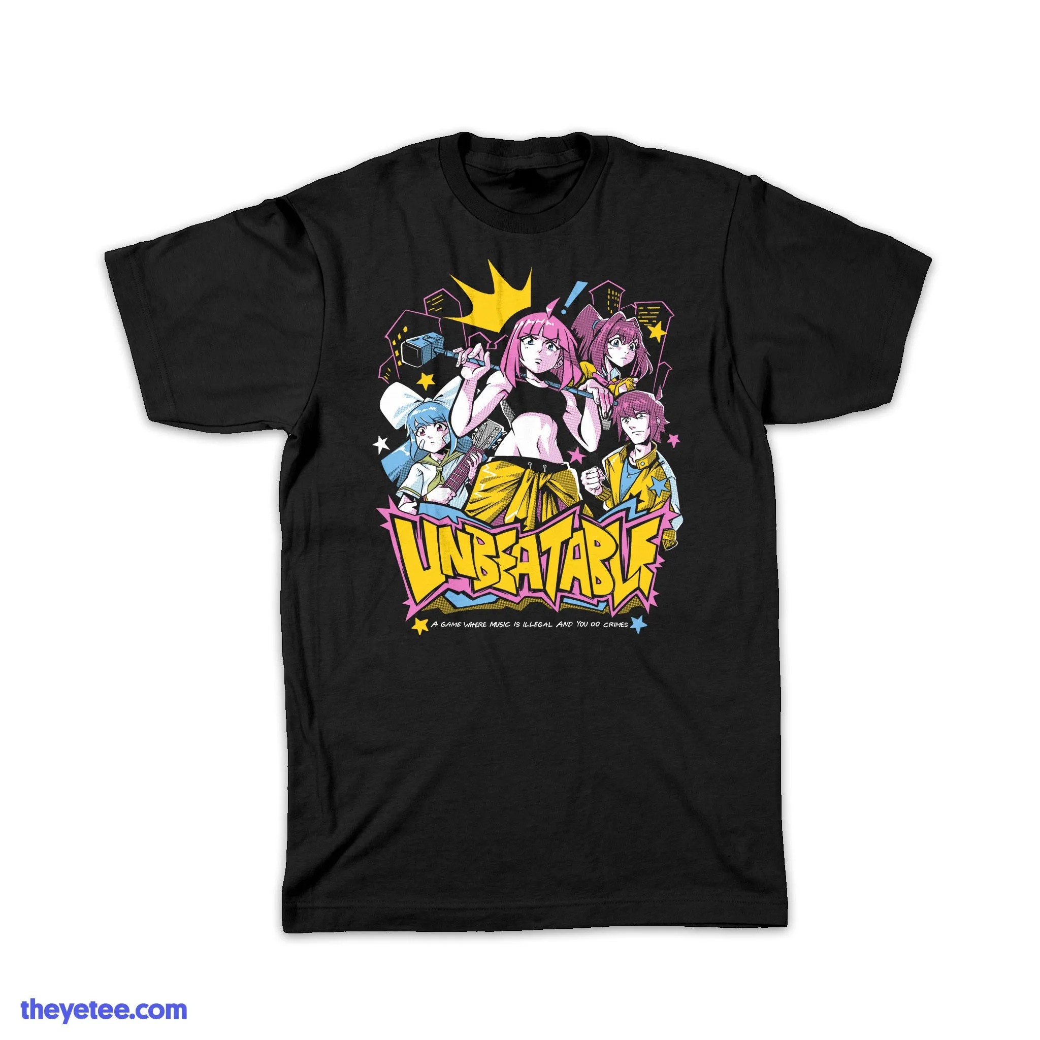 A Tee Where Music is Illegal sold by The Yetee