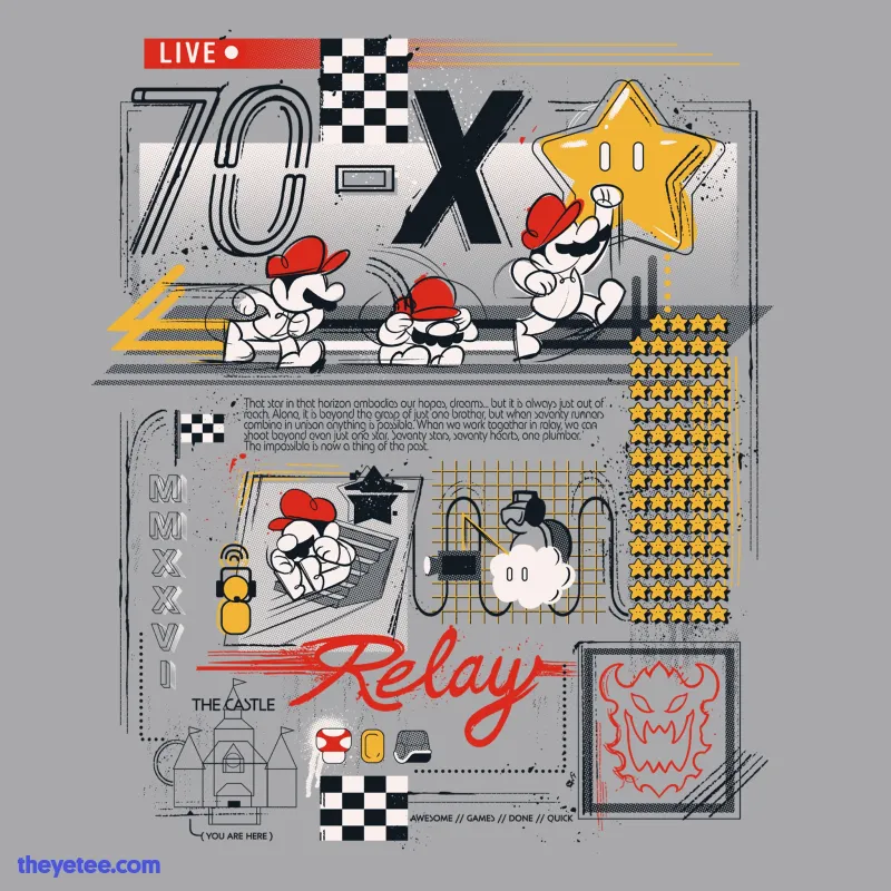 Speed Star Relay sold by The Yetee