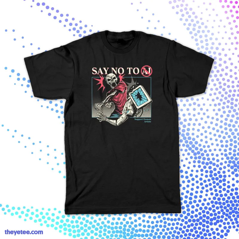 Support Human Artists sold by The Yetee