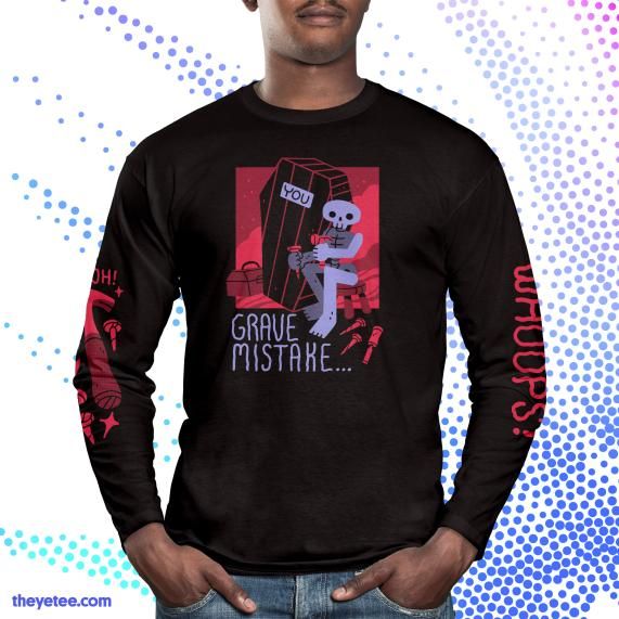 Grave Mistake sold by The Yetee