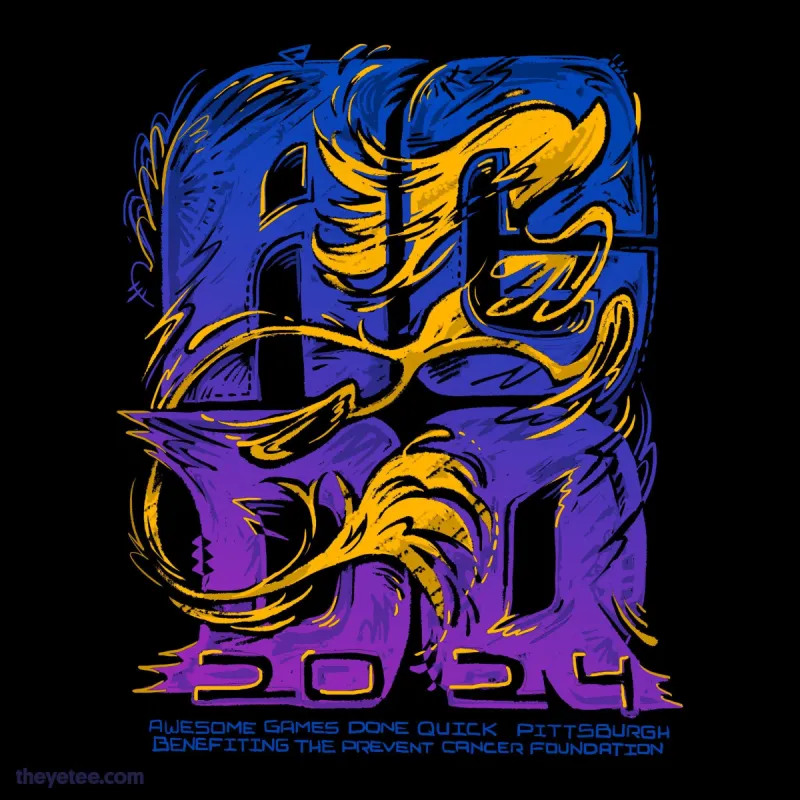 AGDQ 2024 Event Tee sold by The Yetee