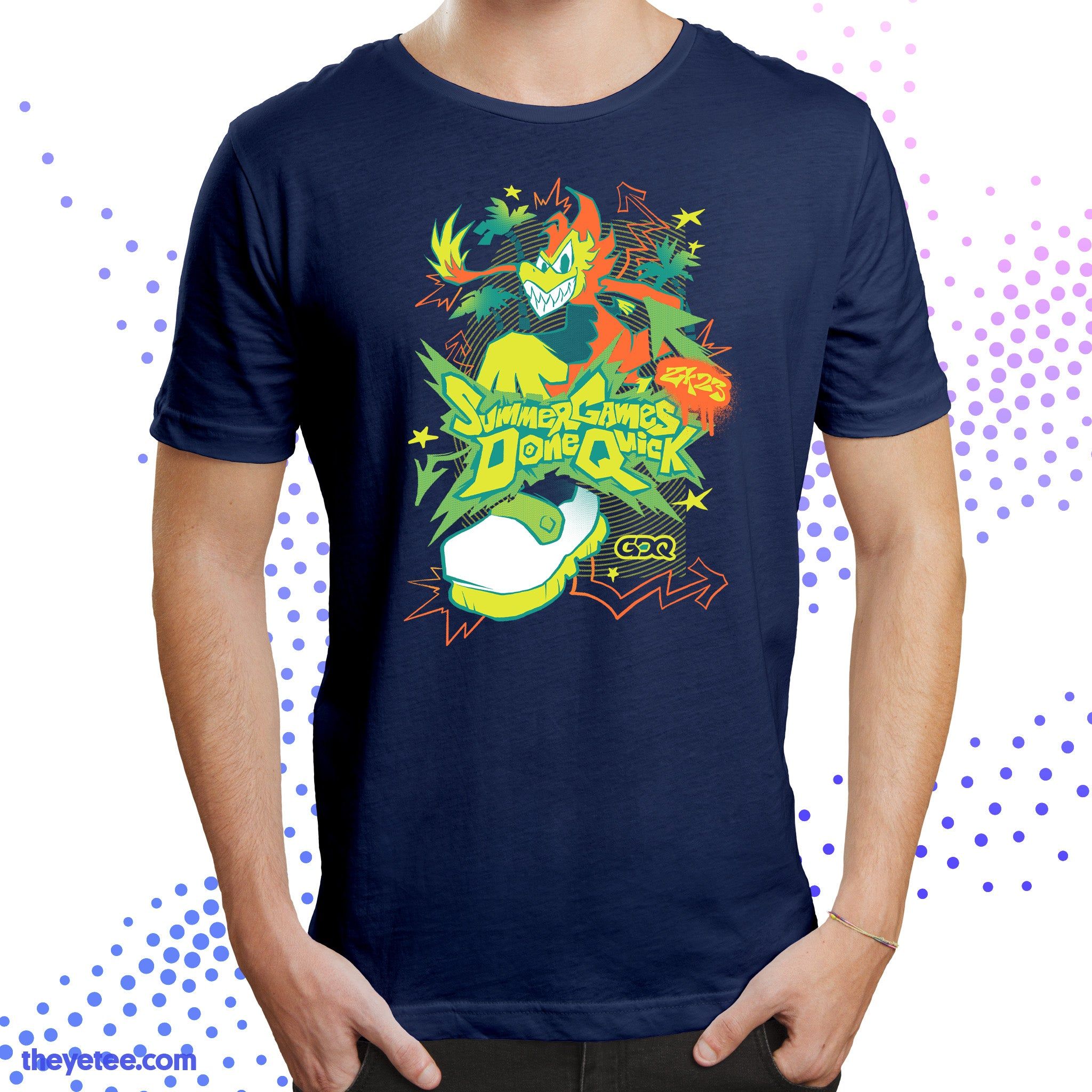SGDQ 2023 Event Tee sold by The Yetee product image thumbnail 3
