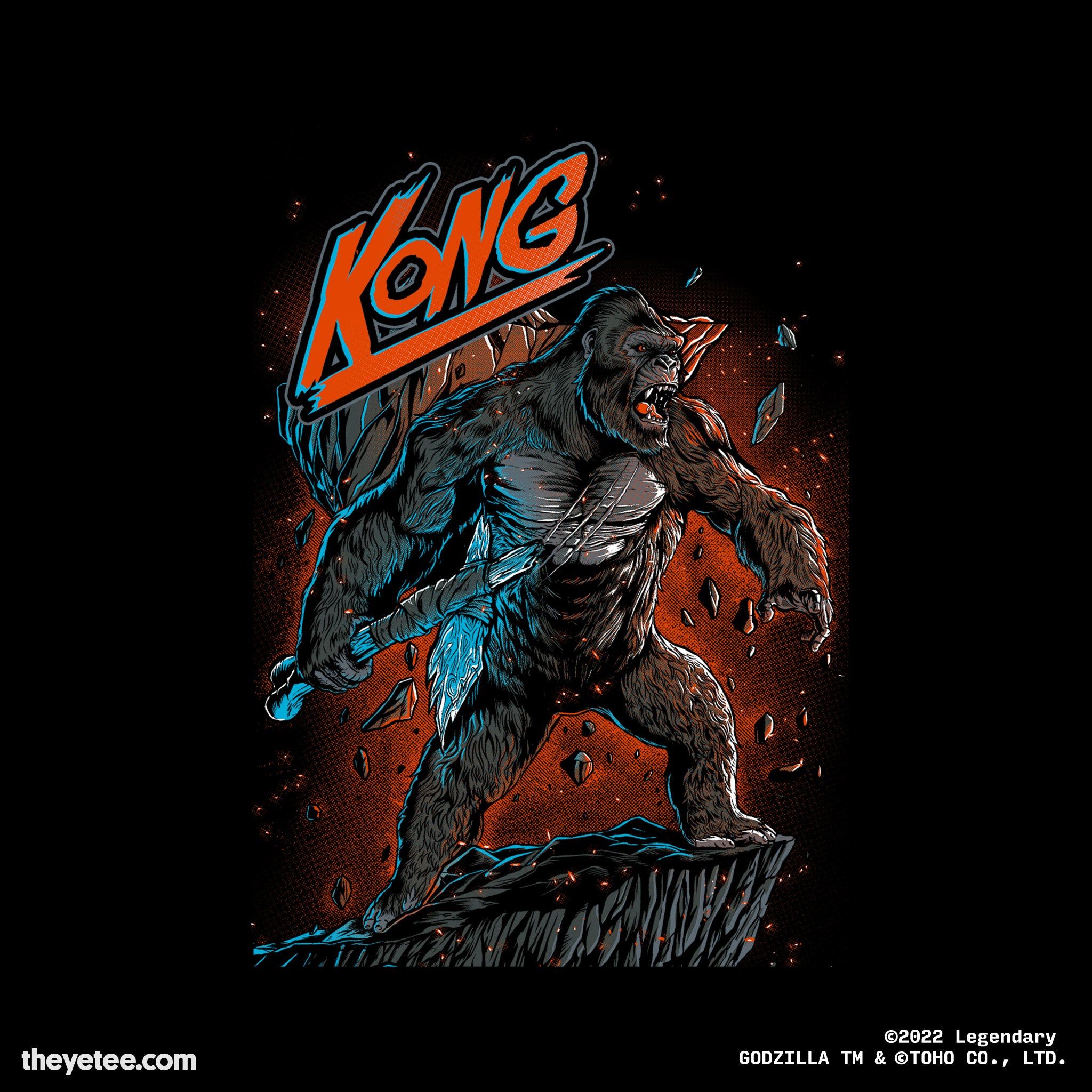 Heavy Metal Kong sold by The Yetee product image thumbnail 2