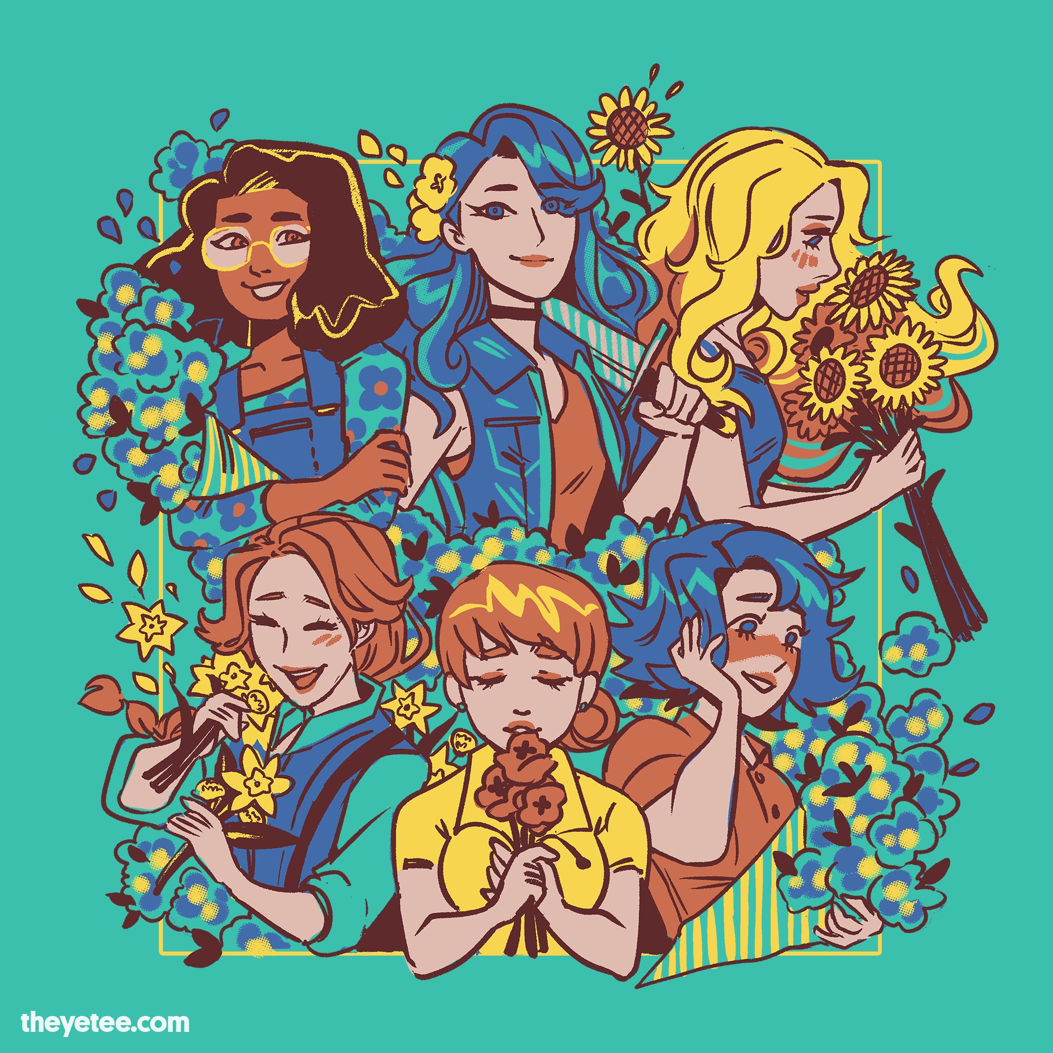 Bachelorette Bouquet sold by The Yetee product image thumbnail 2