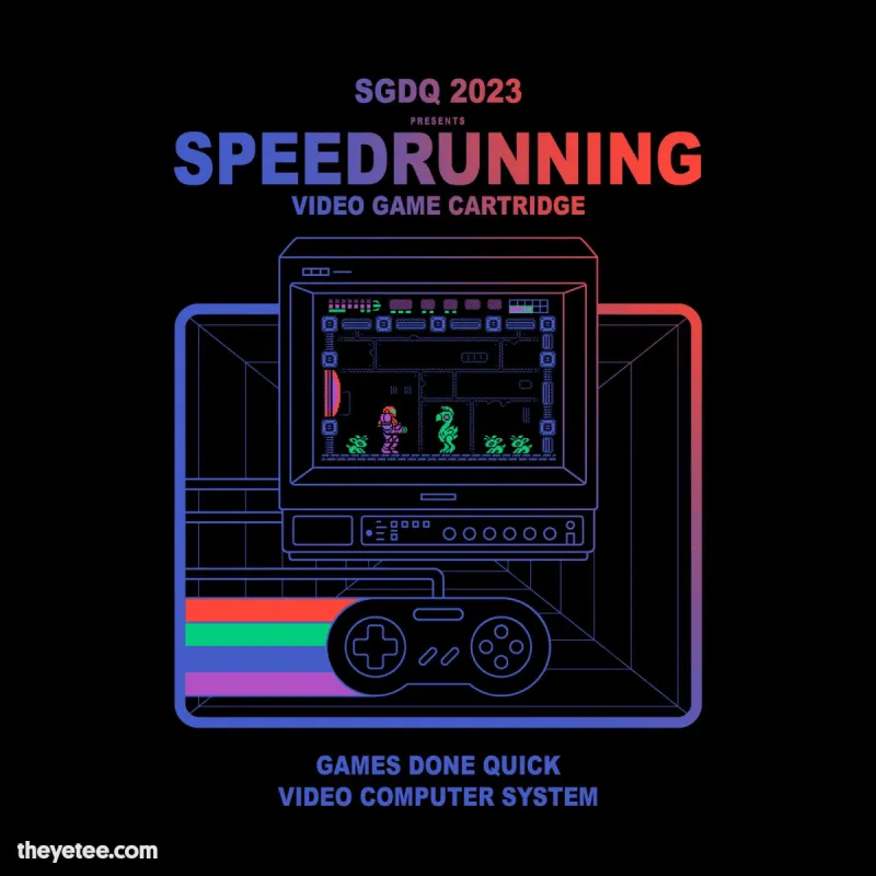 Speedrunning 2023 sold by The Yetee