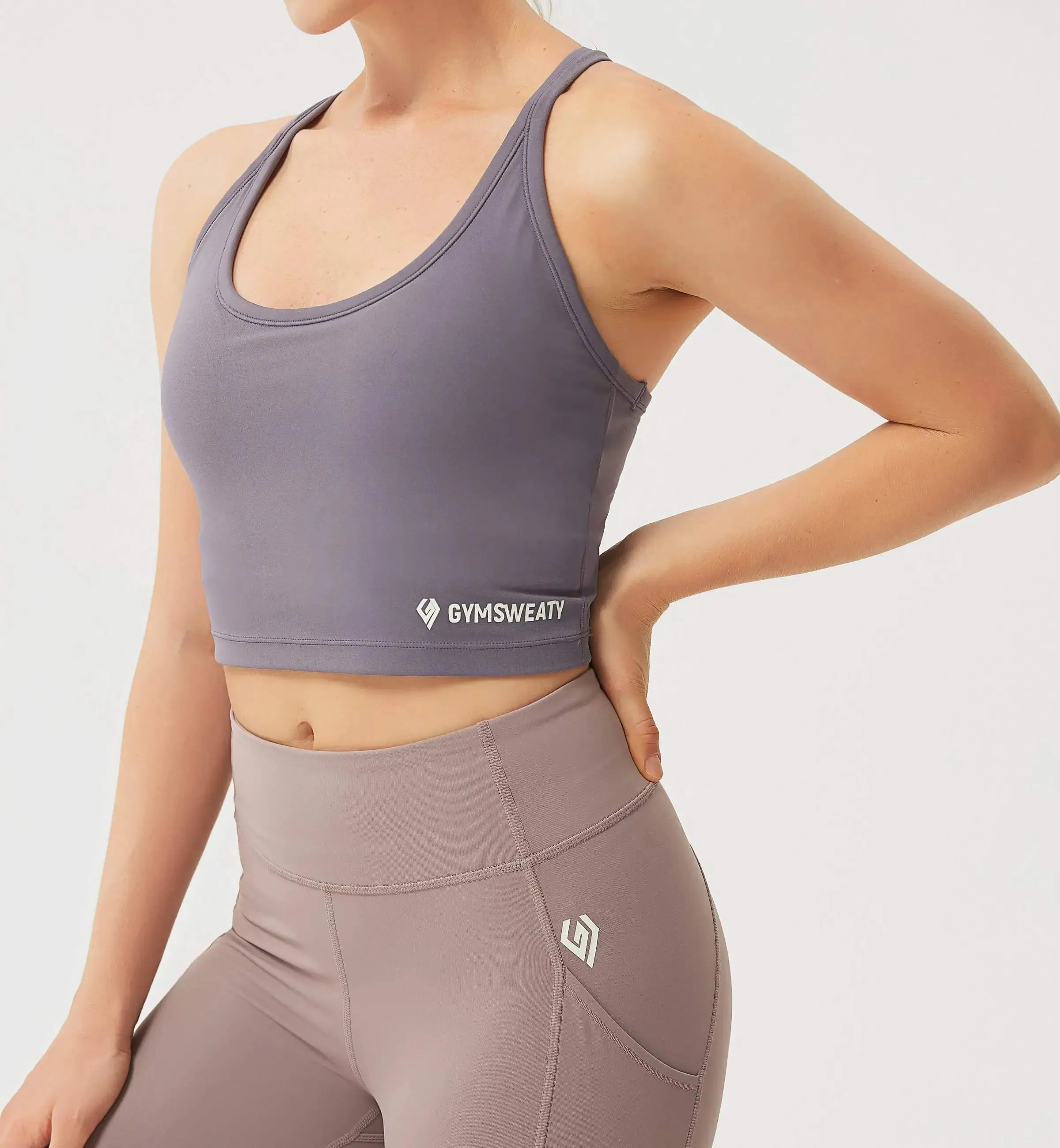 Breathable Medium Support Yoga Sports Bra sold by Gymsweaty product image thumbnail 3