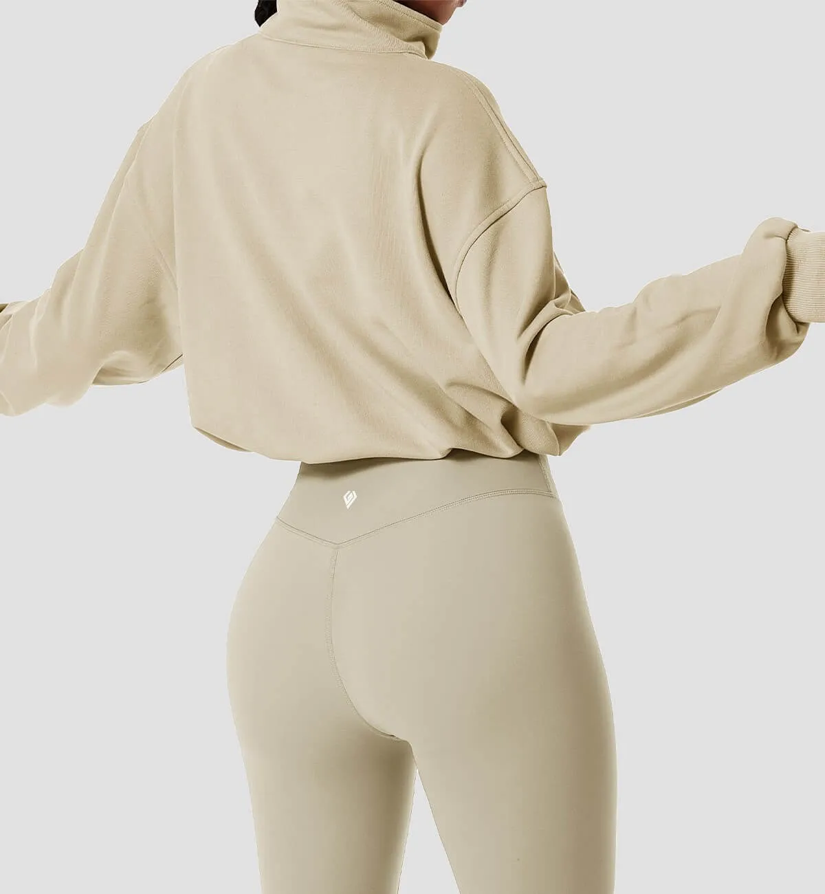Zipper Lapel Sweats sold by Gymsweaty product image thumbnail 2