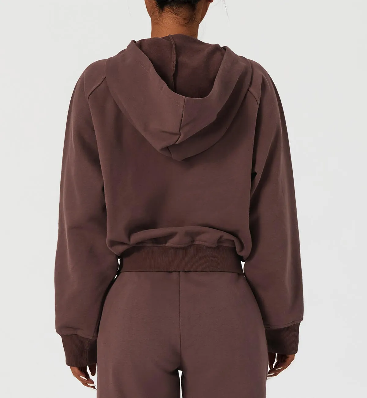 Training Hoodie-Chocolate sold by Gymsweaty product image thumbnail 2