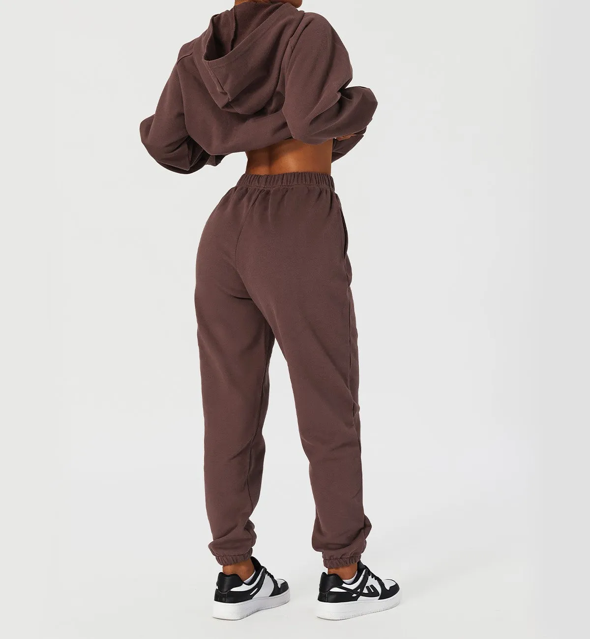 Training Hoodie-Chocolate sold by Gymsweaty product image thumbnail 5