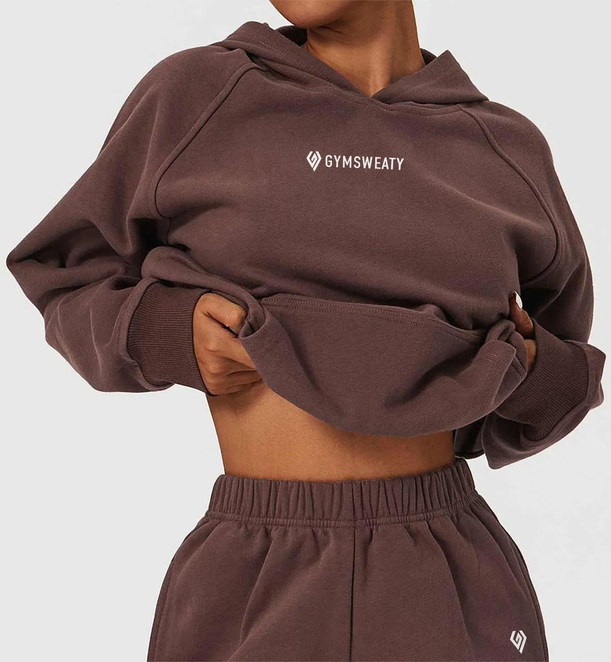 Training Hoodie-Chocolate sold by Gymsweaty