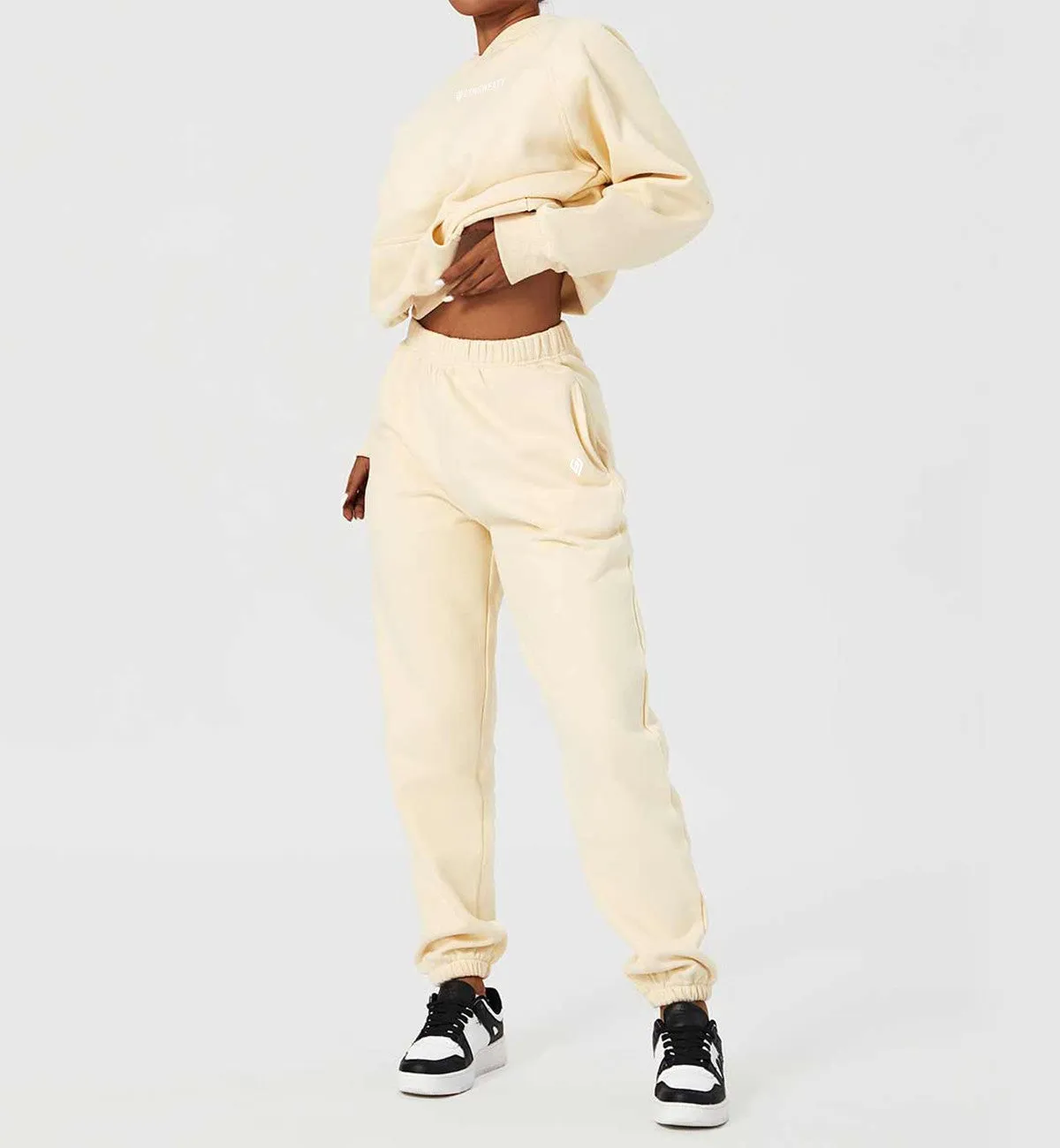 Sweats Joggers-Cream sold by Gymsweaty product image thumbnail 4