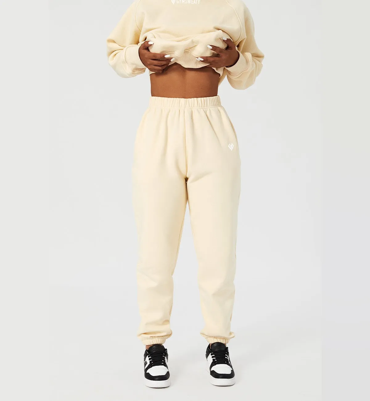 Sweats Joggers-Cream sold by Gymsweaty product image thumbnail 3