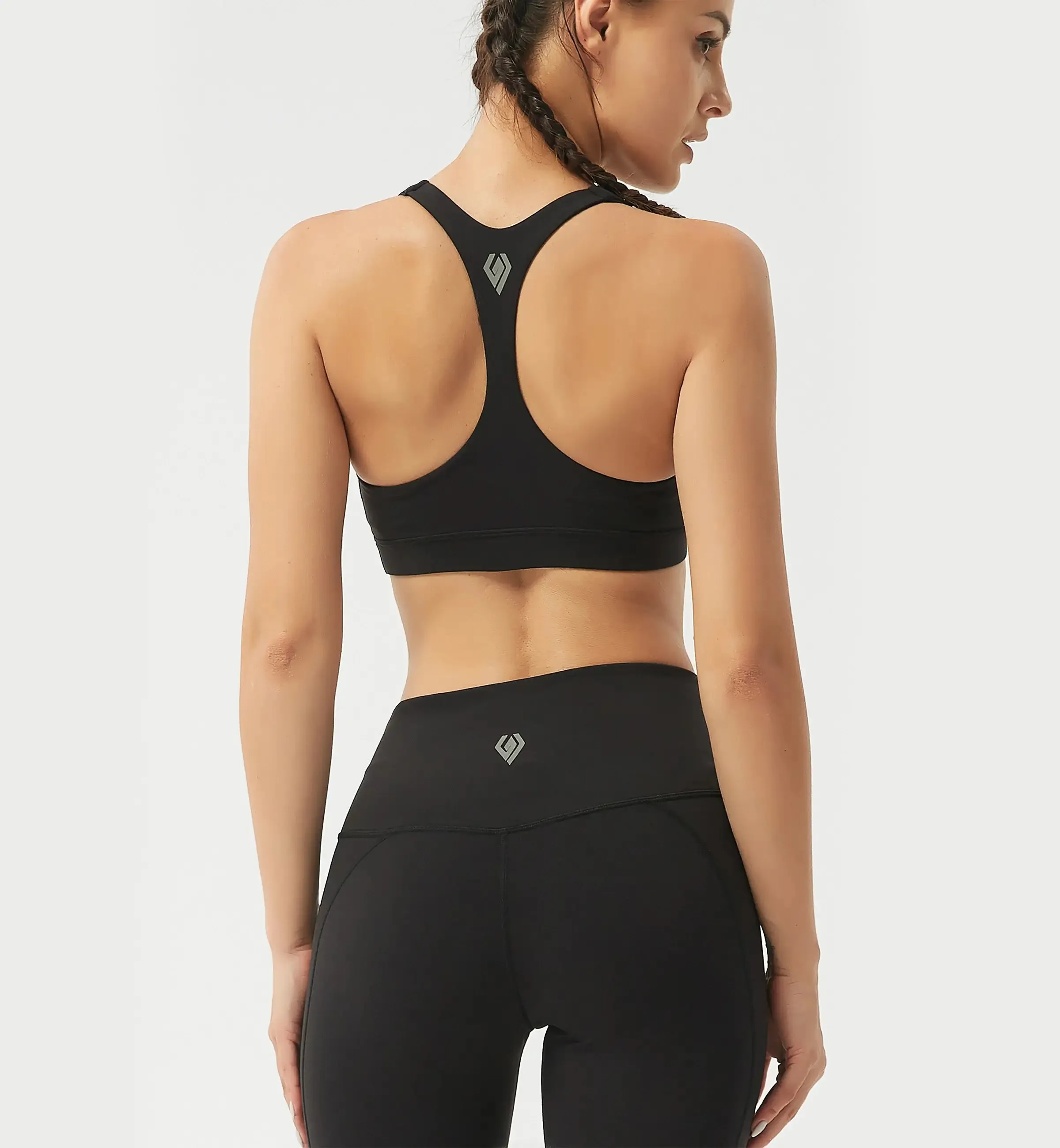 Brisk Like Me Sexy Back High Support Sports Bra sold by Gymsweaty product image thumbnail 2