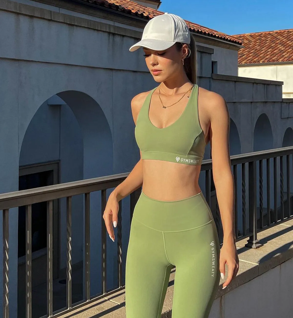 Brisk Like Me Wave-Edge Hem Leggings sold by Gymsweaty