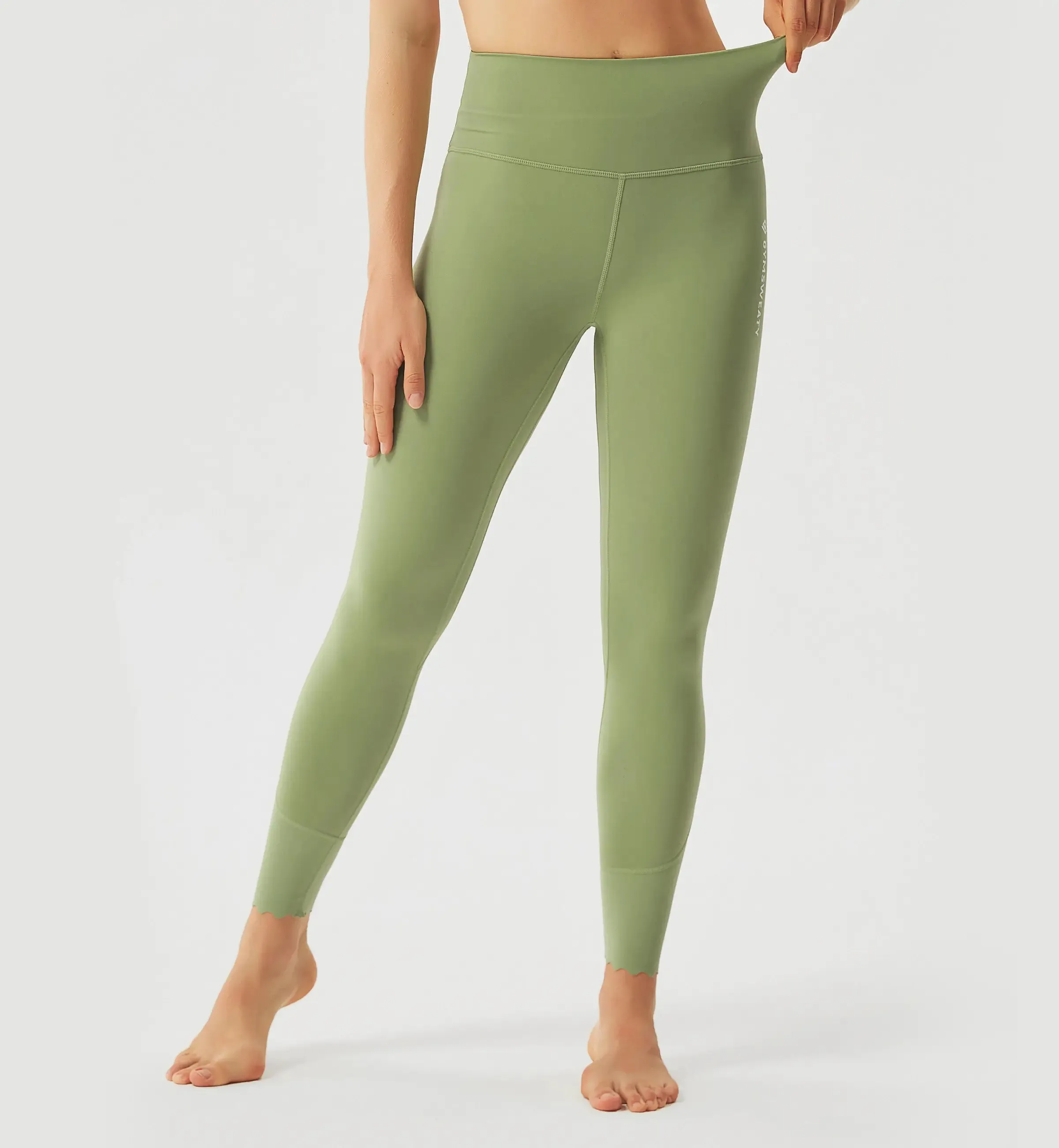 Brisk Like Me Wave-Edge Hem Leggings sold by Gymsweaty product image thumbnail 2