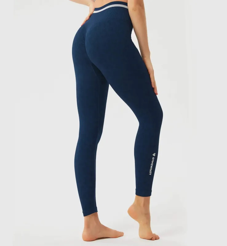 Fancy World Textured Leopard Seamless Leggings made by Gymsweaty