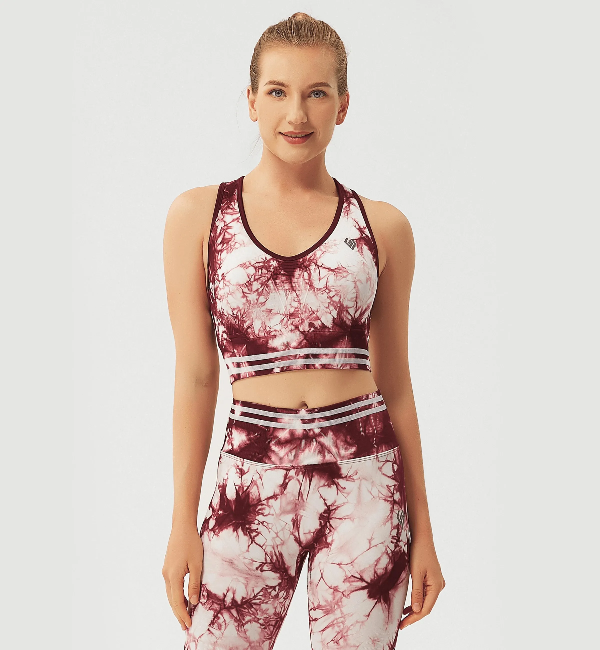 Tie Dye Blossom High Impact Sports Bra sold by Gymsweaty