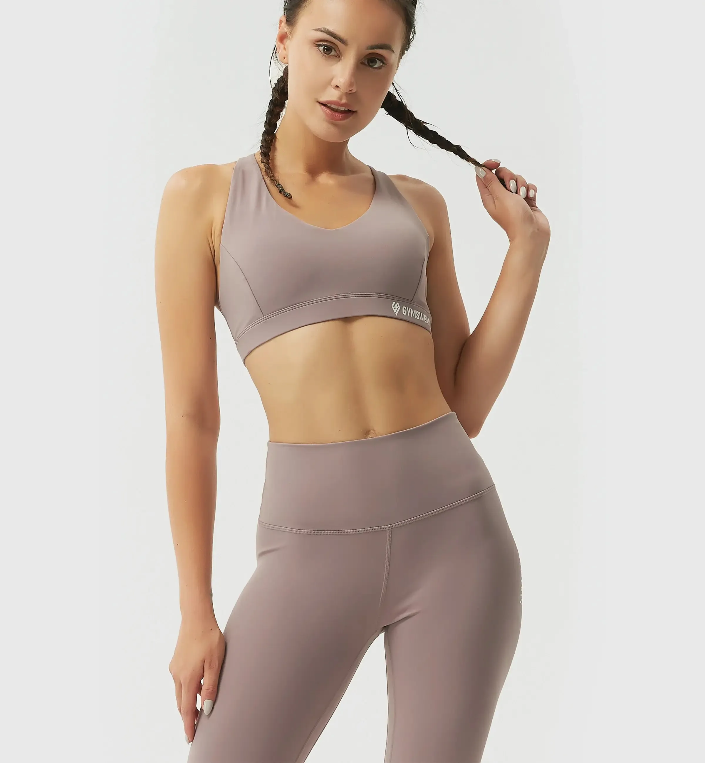 Brisk Like Me Sexy Back High Support Sports Bra sold by Gymsweaty product image thumbnail 5
