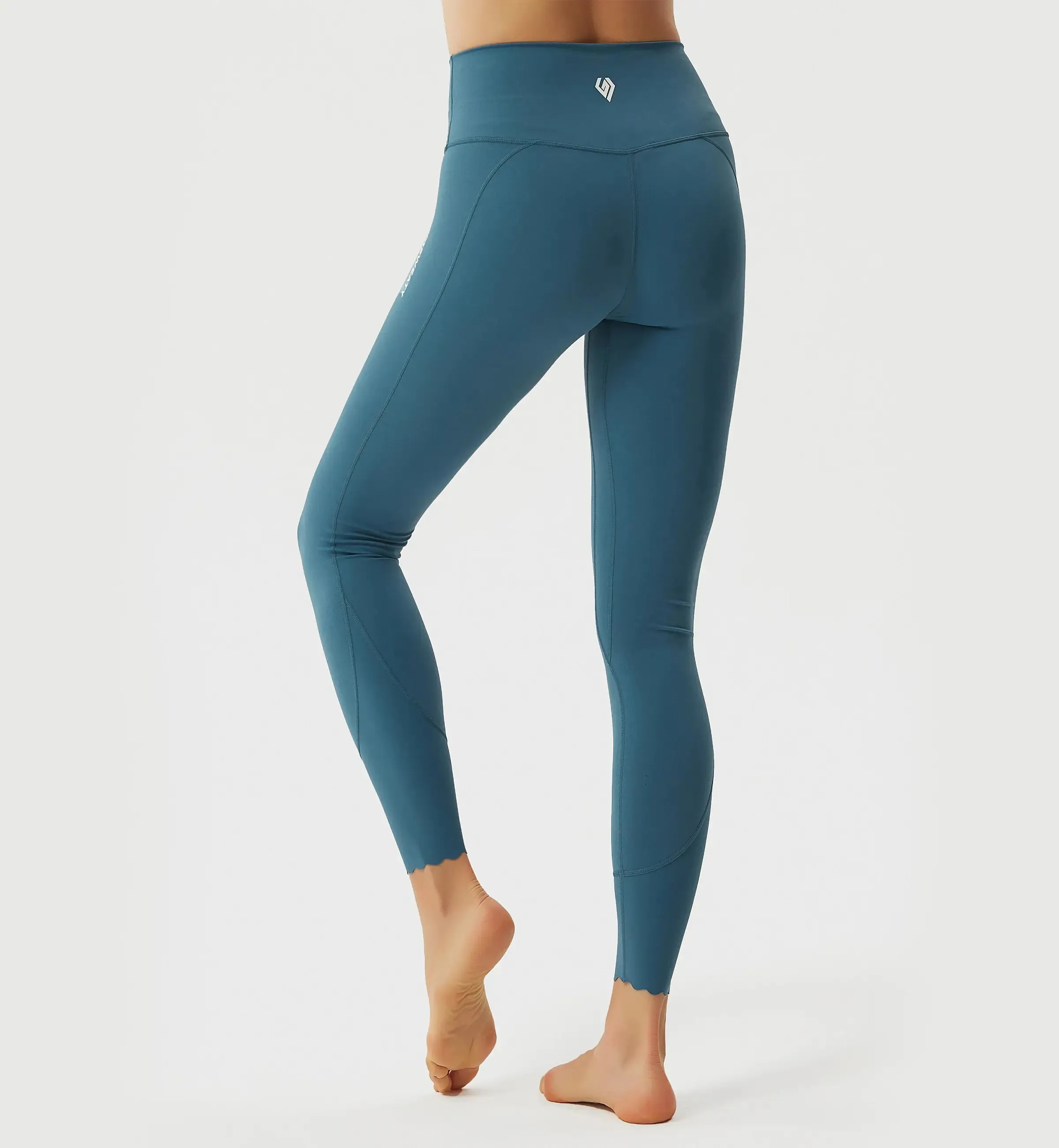 Brisk Like Me Wave-Edge Hem Leggings sold by Gymsweaty product image thumbnail 4