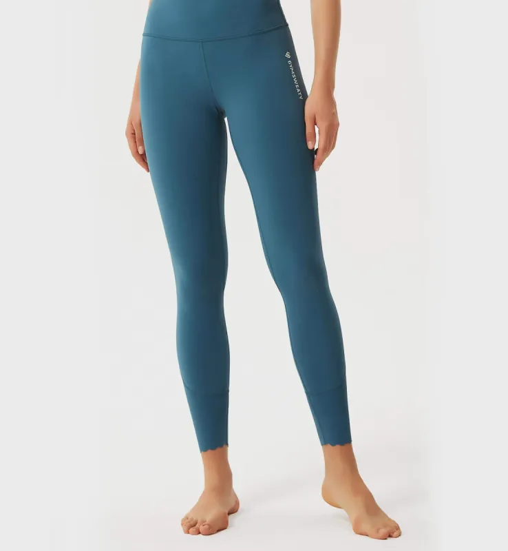 Brisk Like Me Wave-Edge Hem Leggings sold by Gymsweaty