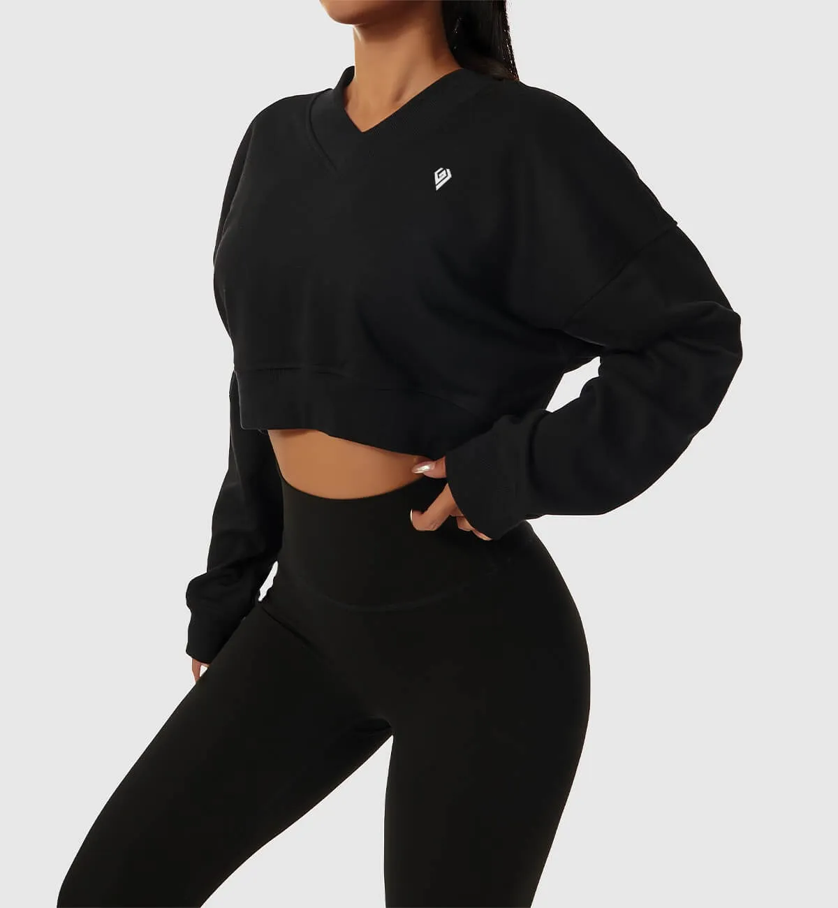 Cropped Sweatshirt sold by Gymsweaty