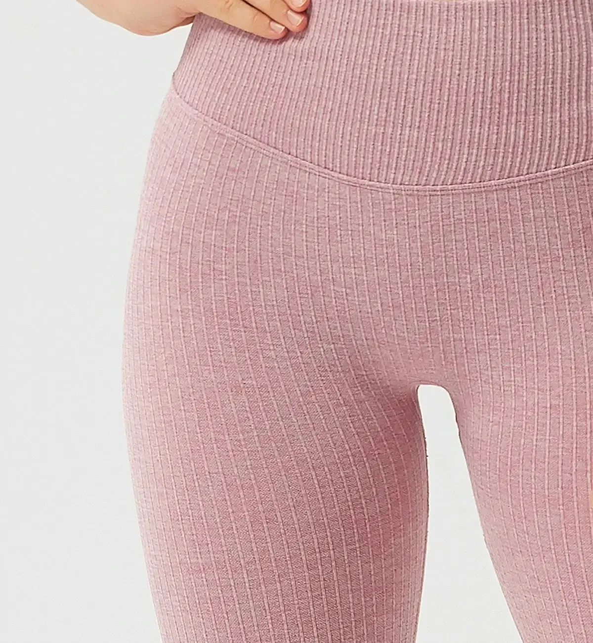 Butt Lifting Seamless Ribbed Leggings sold by Gymsweaty product image thumbnail 5