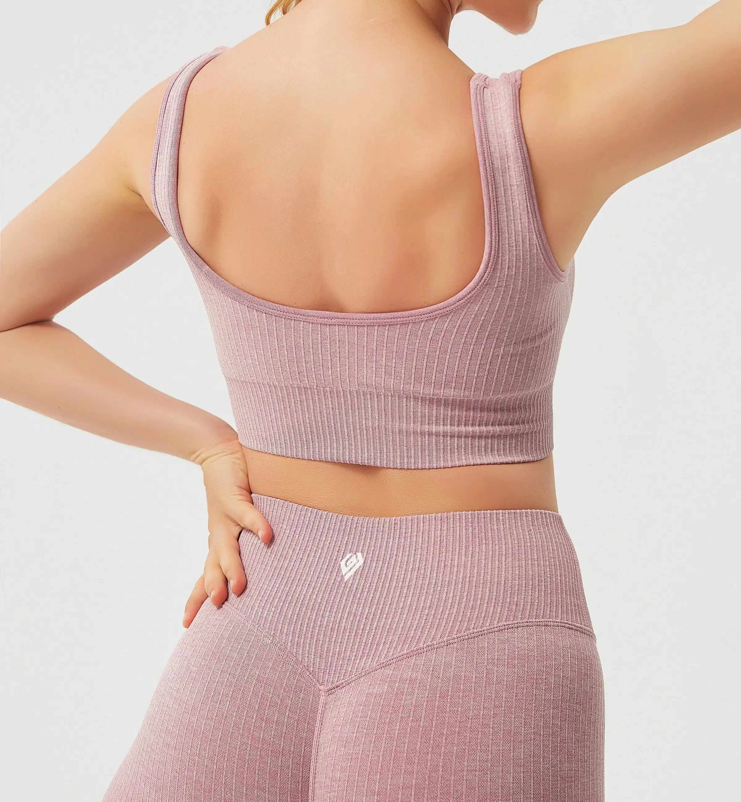 Seamless Ribbed Sports Bra sold by Gymsweaty product image thumbnail 3