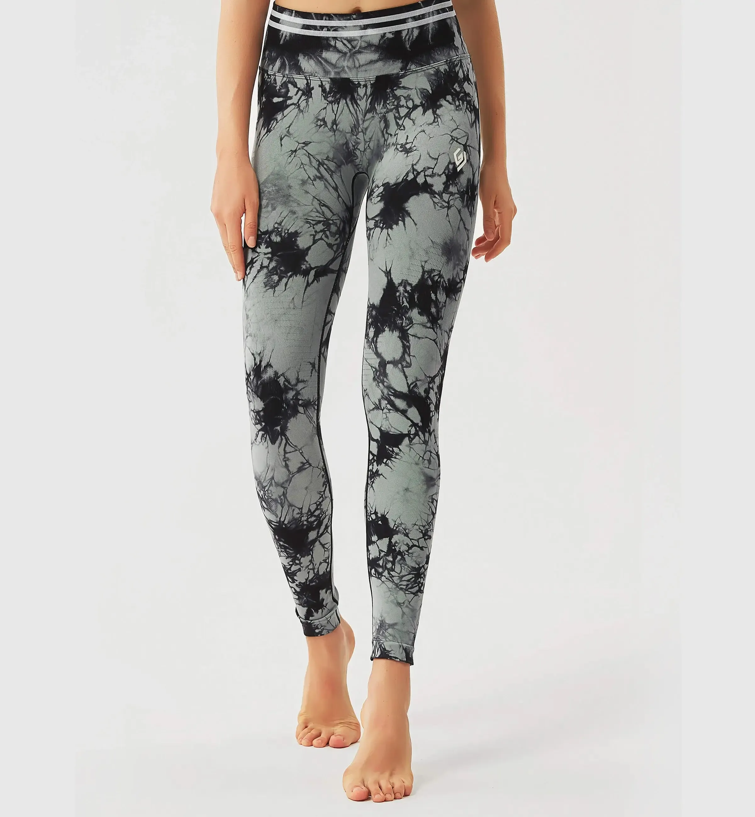 Tie Dye Blossom Seamless Leggings sold by Gymsweaty product image thumbnail 2