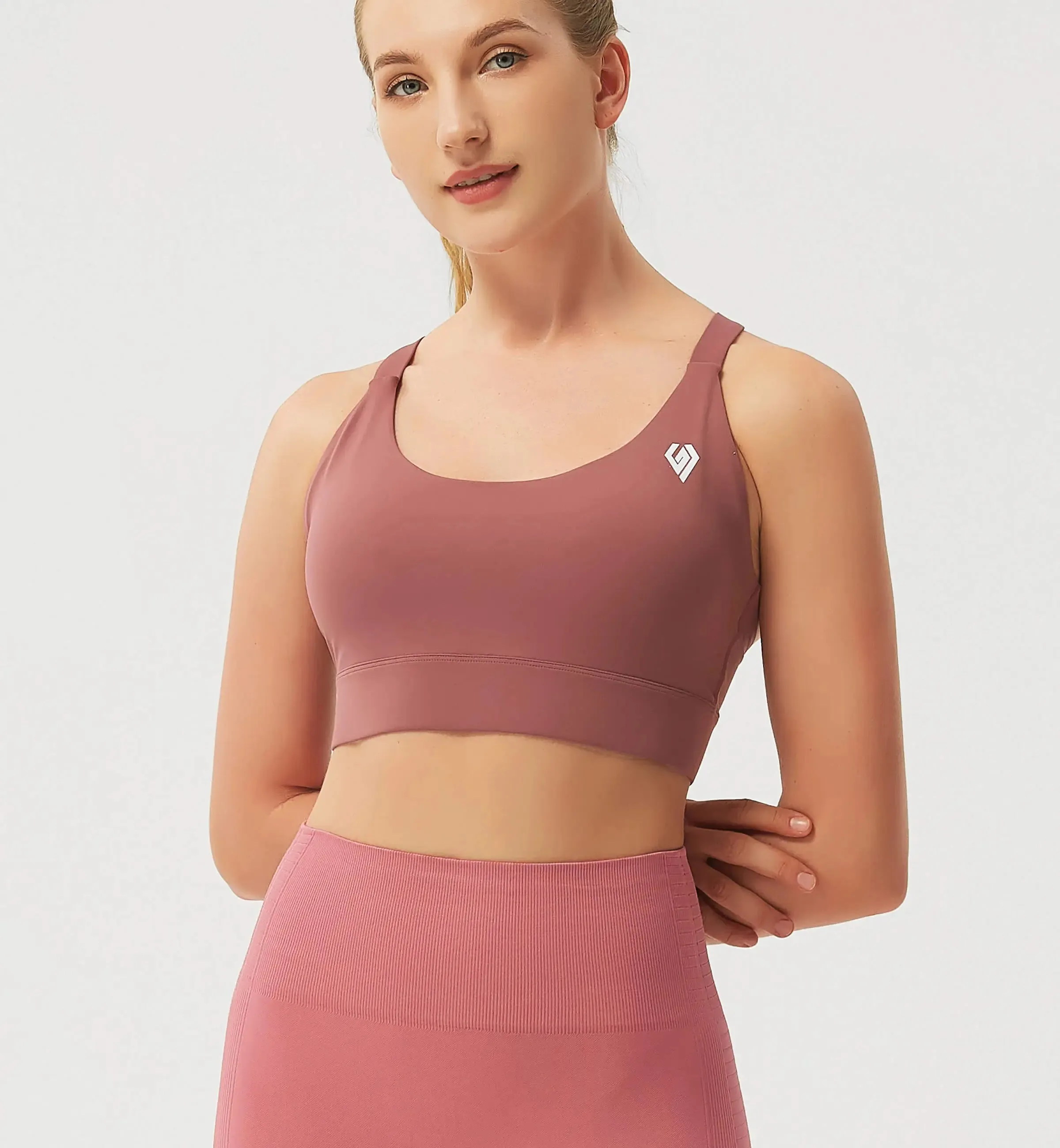Sexy Back Adjustable High Support Sports Bra sold by Gymsweaty