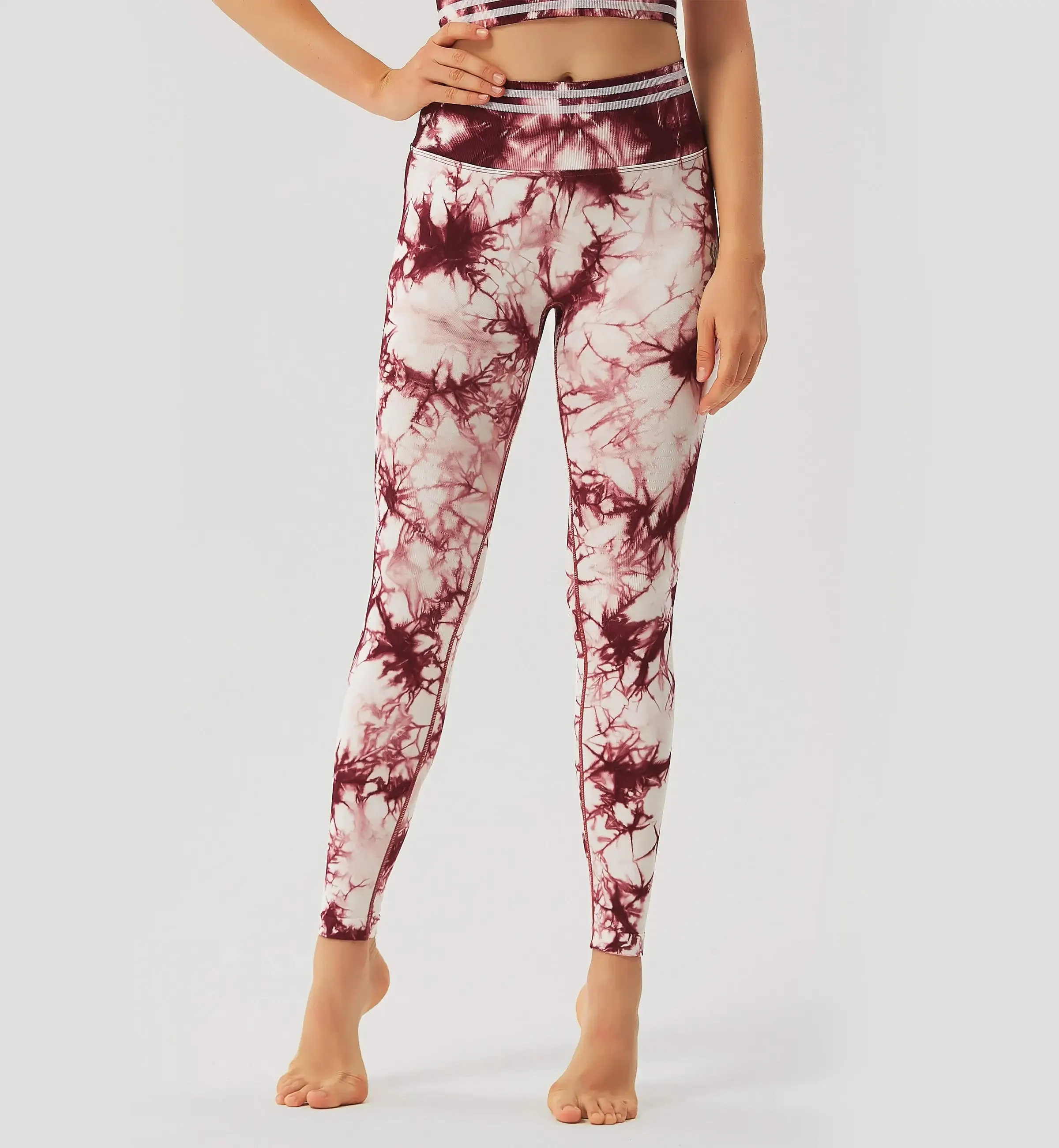 Tie Dye Blossom Seamless Leggings sold by Gymsweaty product image thumbnail 2