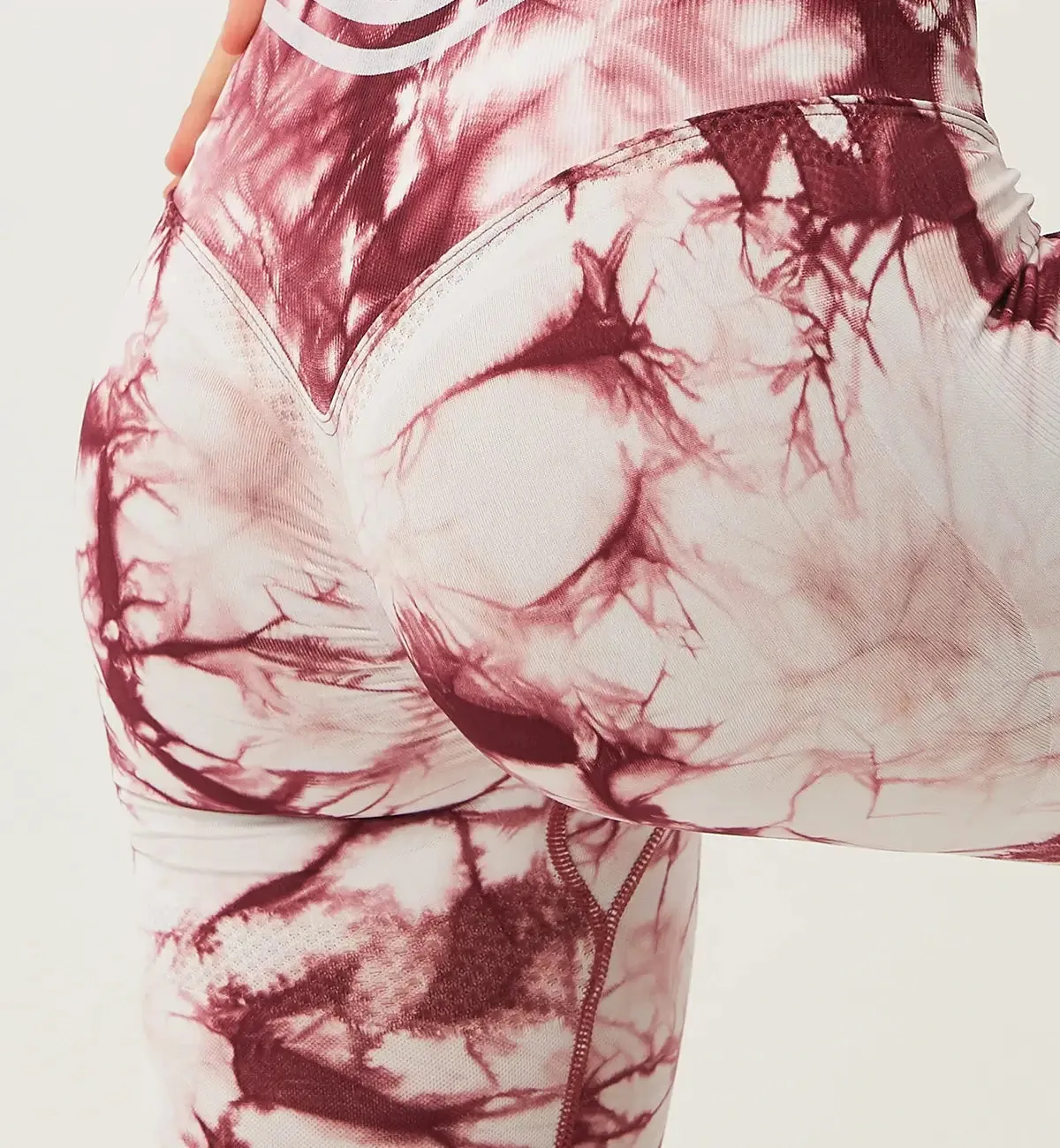 Tie Dye Blossom Seamless Leggings sold by Gymsweaty product image thumbnail 4