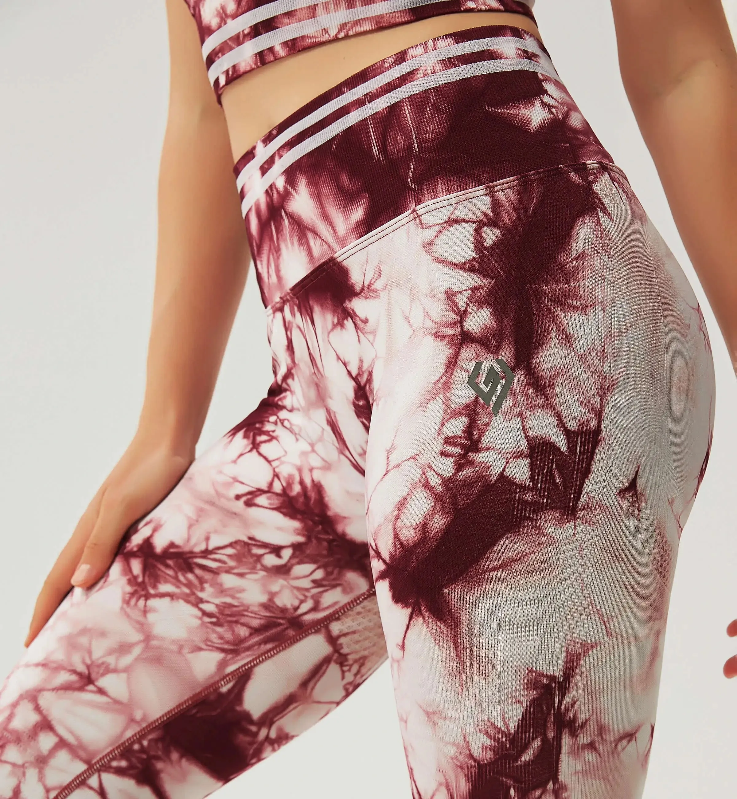 Tie Dye Blossom Seamless Leggings sold by Gymsweaty product image thumbnail 5