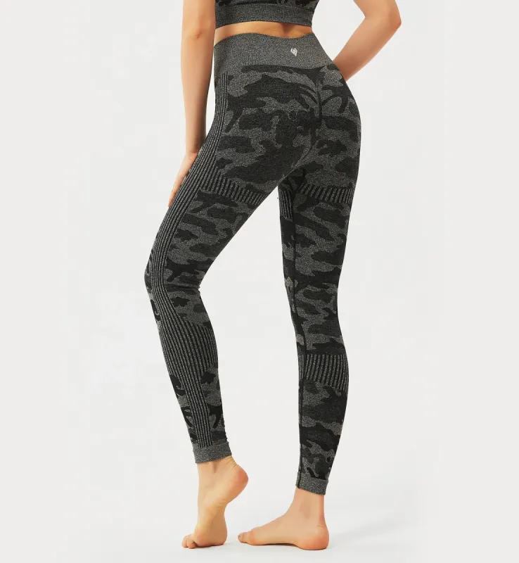 Fancy World Seamless Camo Leggings sold by Gymsweaty