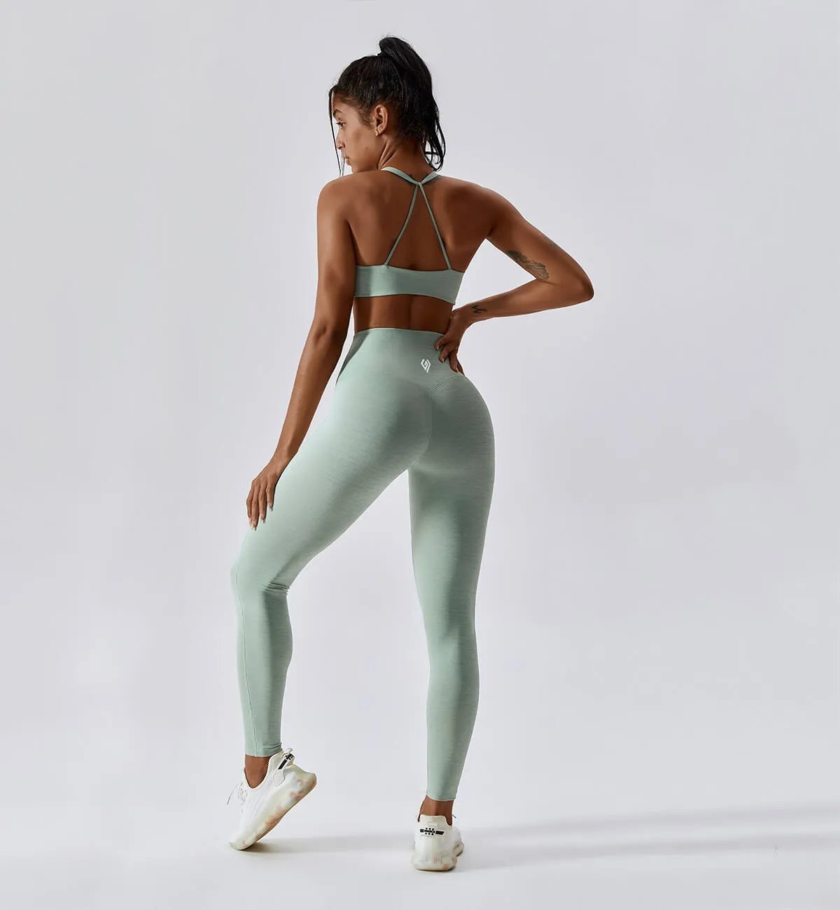 Revive Scrunch Butt Leggings-Shelduck Blue sold by Gymsweaty product image thumbnail 5