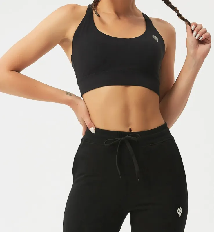 Sexy Back Adjustable High Support Sports Bra sold by Gymsweaty